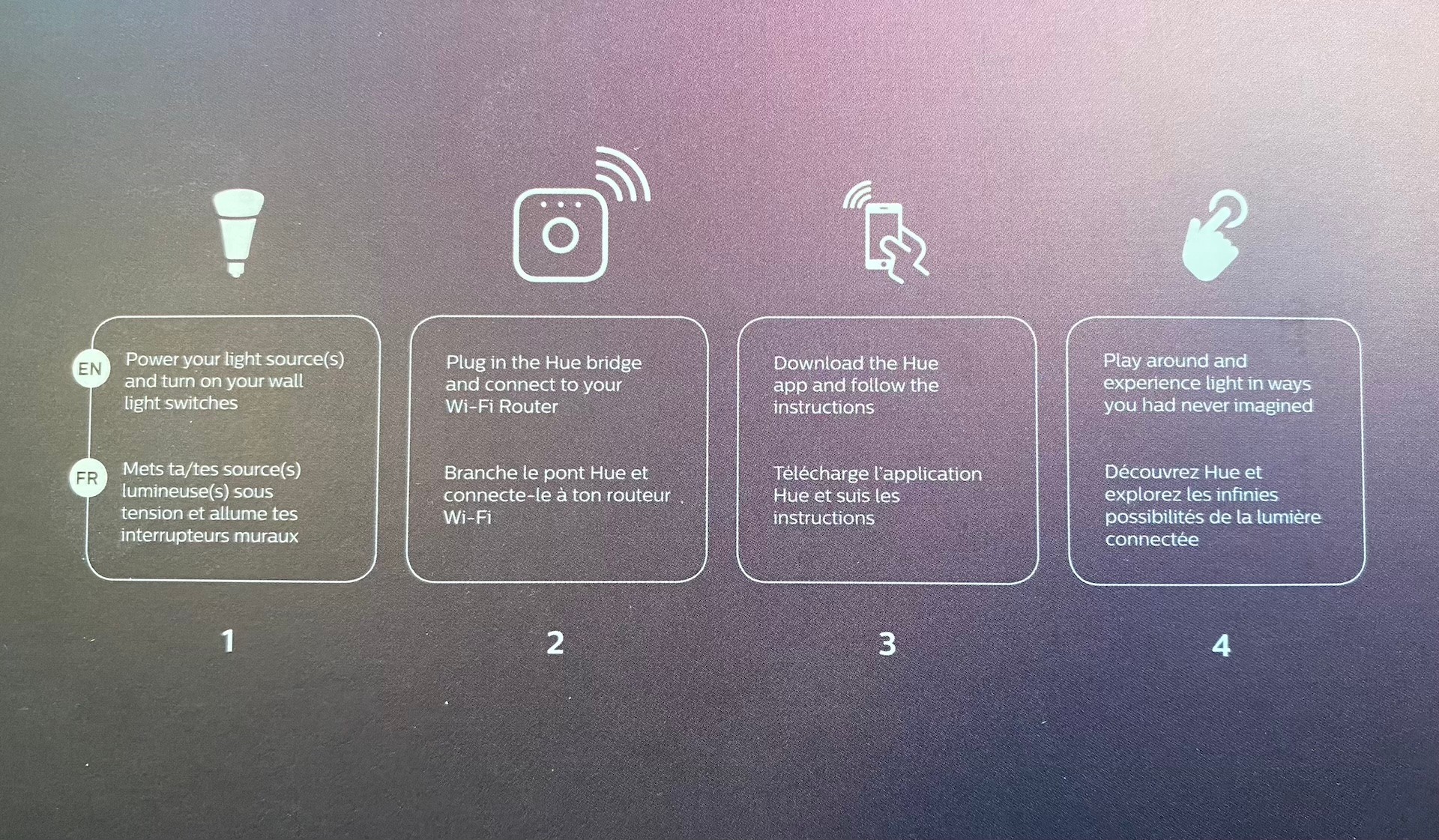 Philips Hue Starter Kit – Bridge + 4 Color Smart Bulbs - photo 3