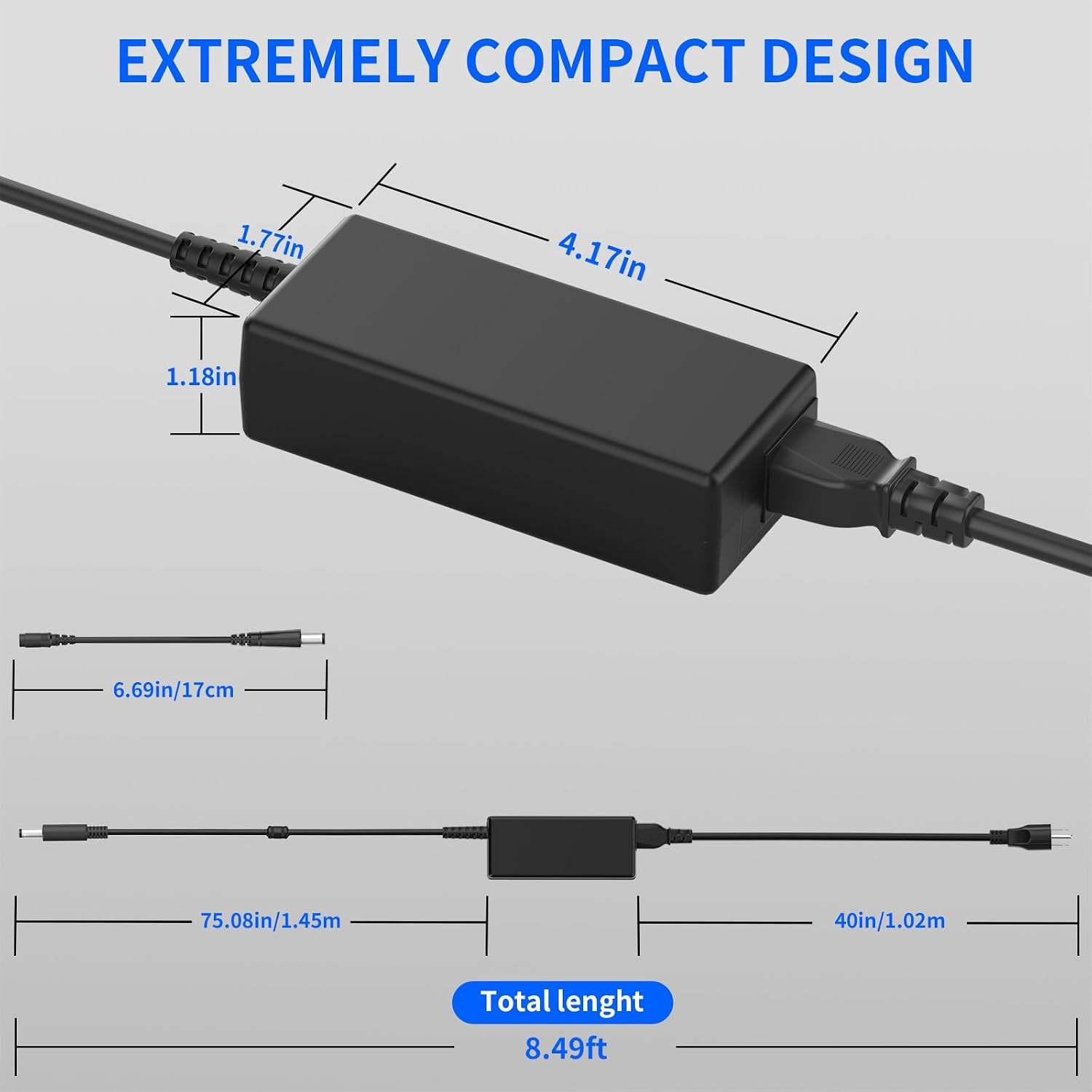 65W  Charger for Dell Dual Barrel Tips 19.5V 3.34A New Sealed - photo 4