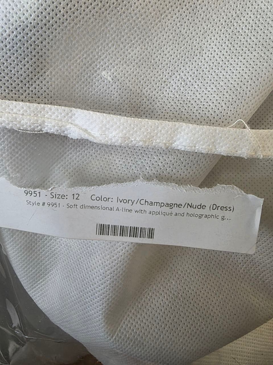 Morilee "Finley" Style 9951 Wedding Dress Ivory/Champagne - photo 5