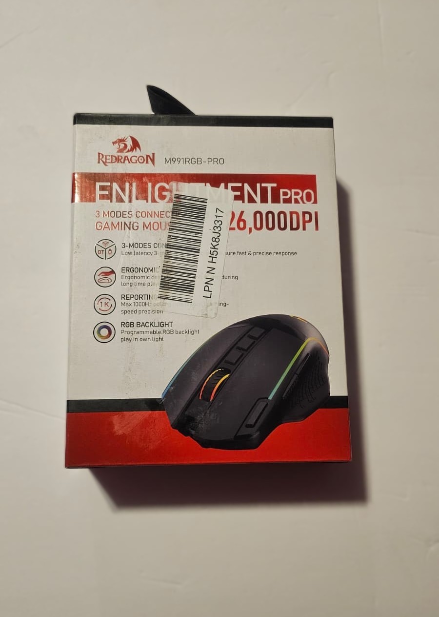 NEW Redragon M991 Wireless RGB Gaming Mouse - photo 2
