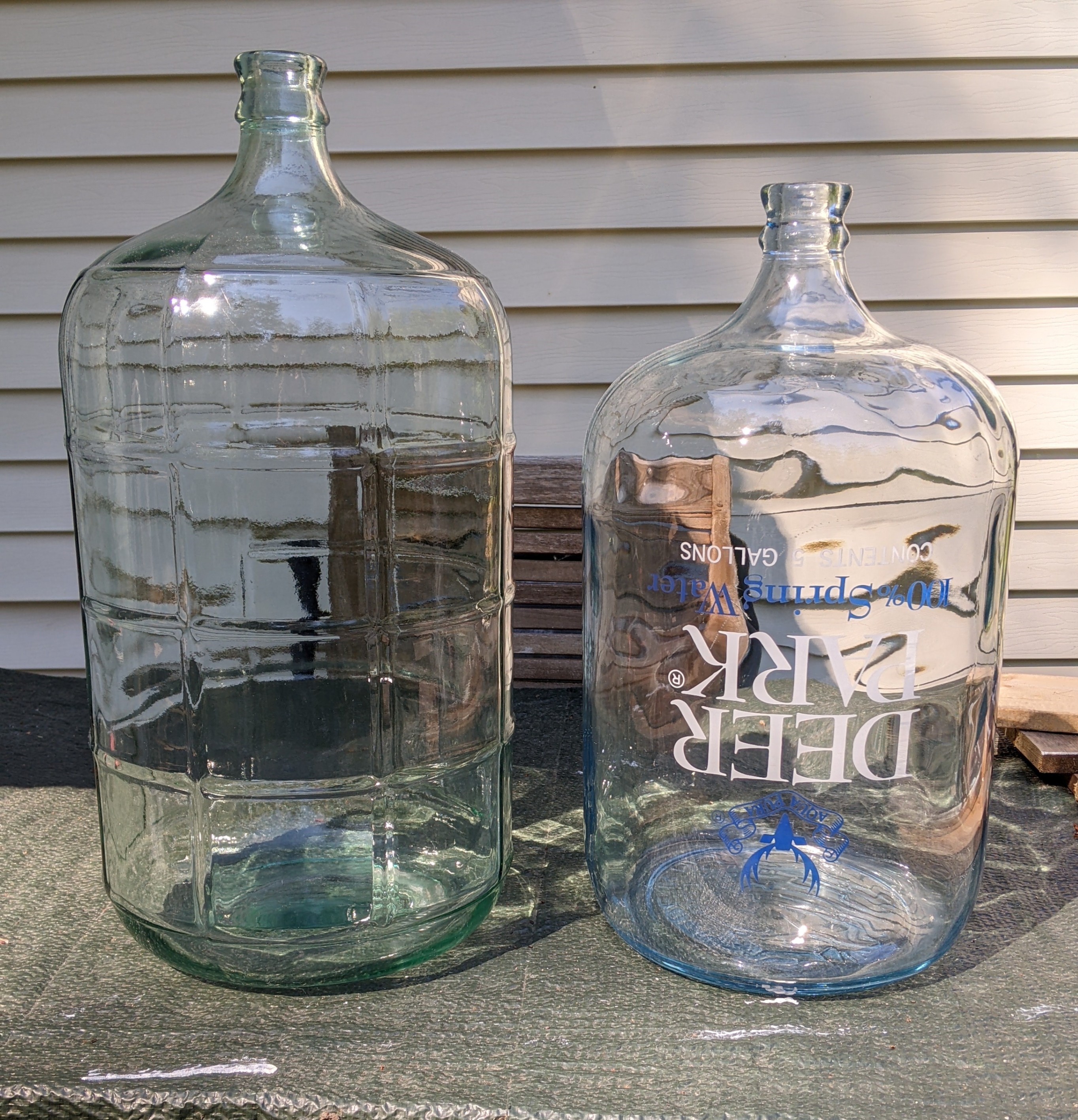 2 Glass Carboys