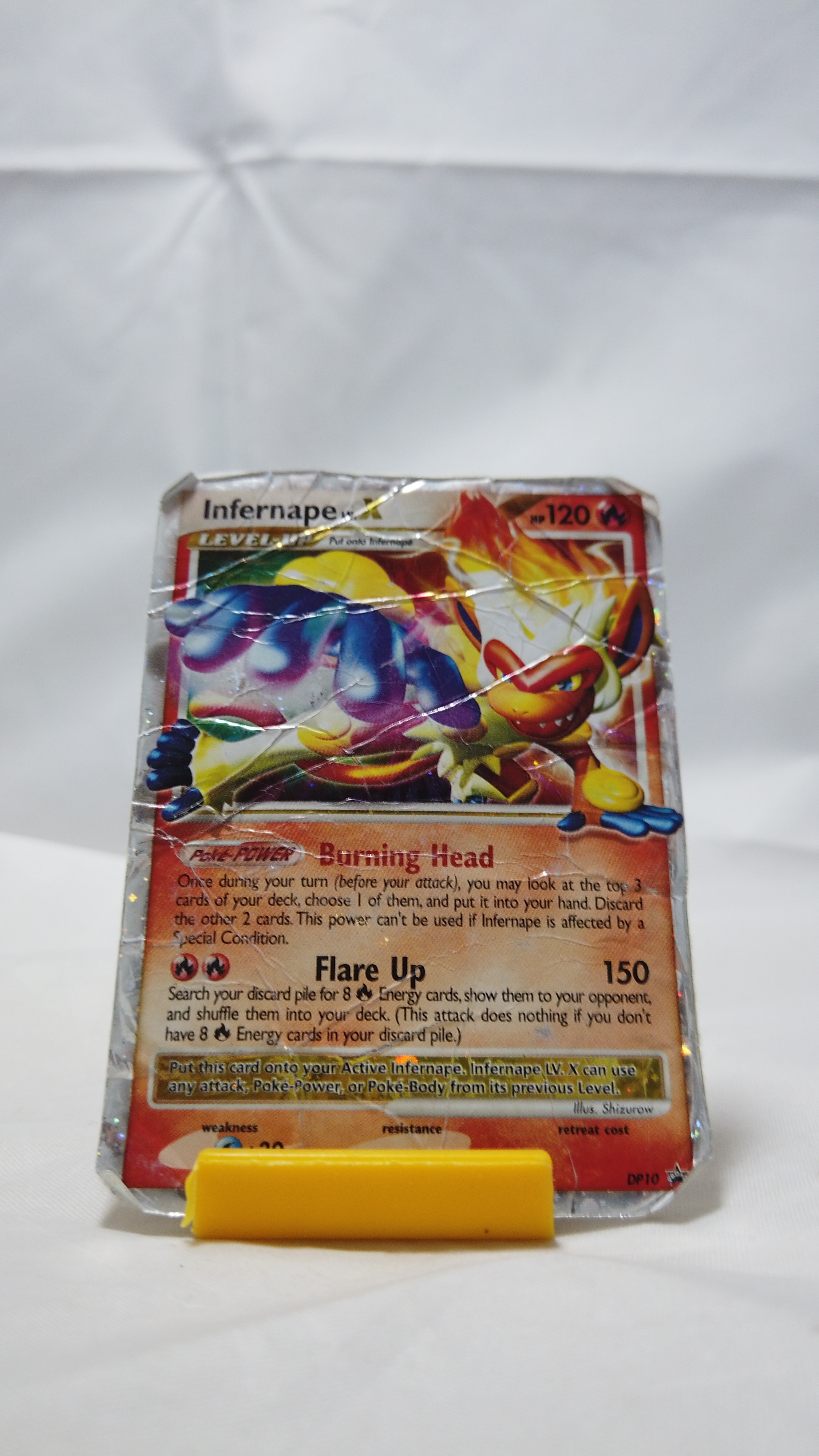 Pokemon Infernape Lv.X DP10 Diamond & Pearl Black Star Promo Hol