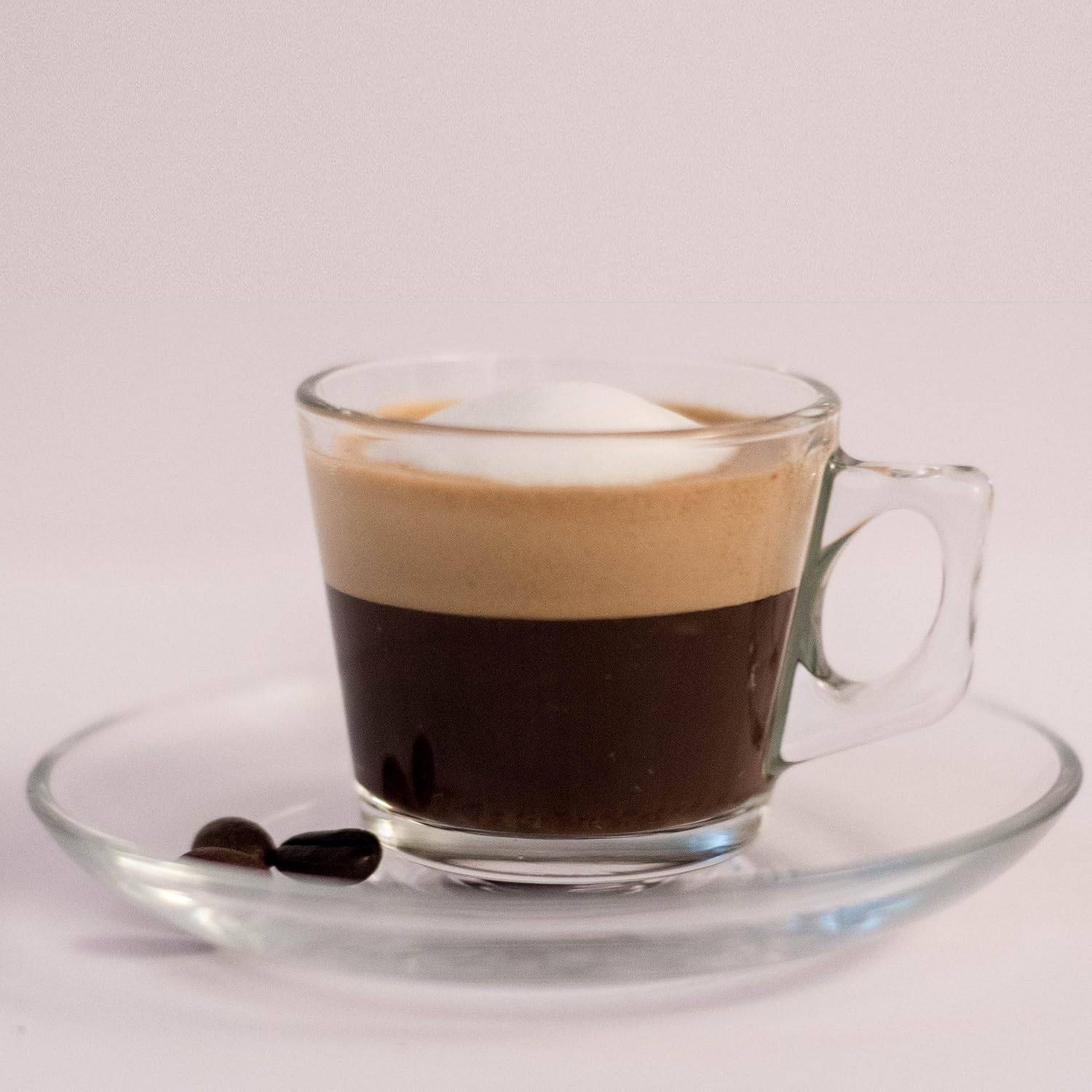 Espresso 12 Pcs Glass Set Include 6 Cups & 6 Saucers - photo 2
