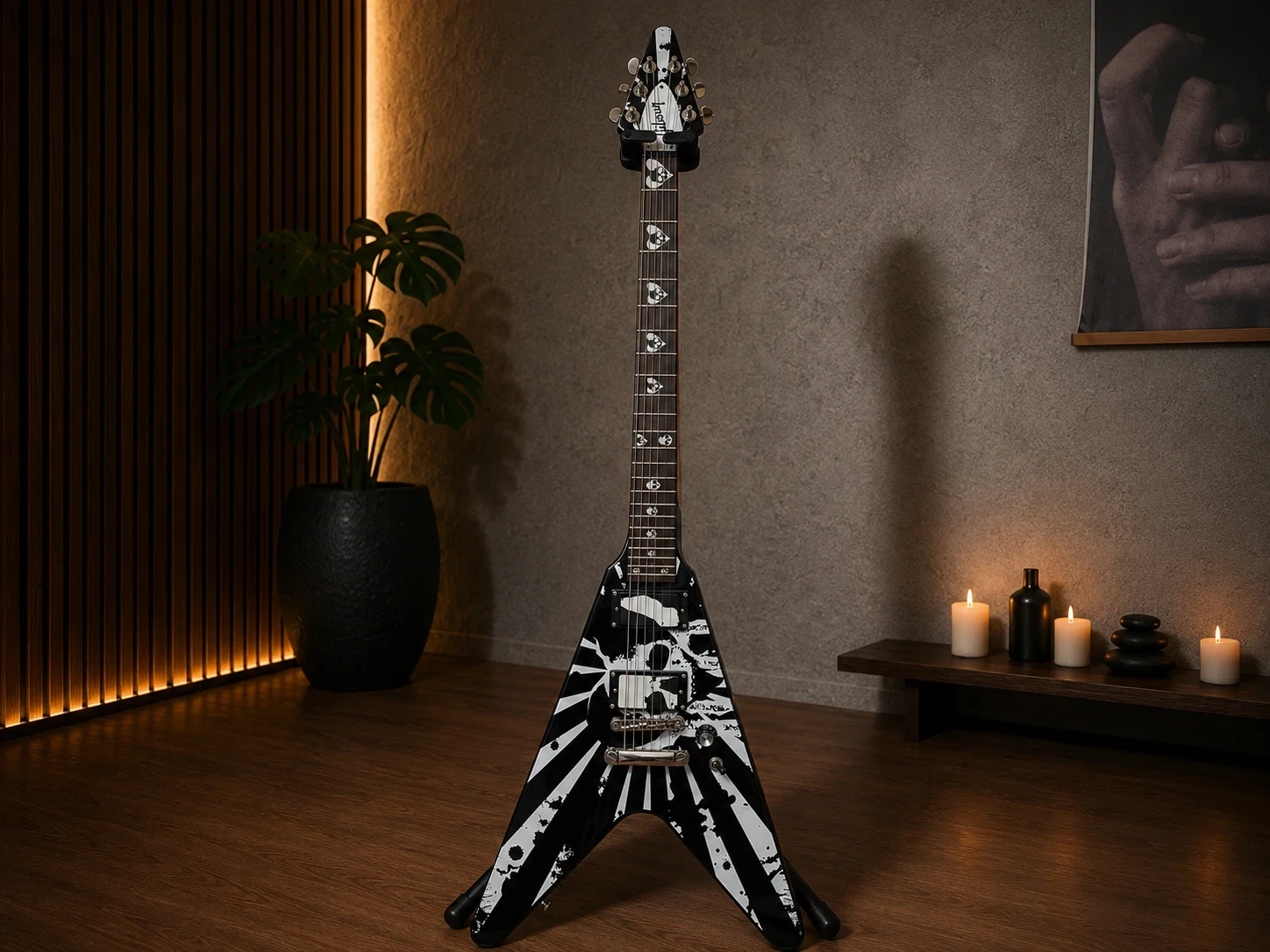 Epiphone Limited Edition Rob Flynn Love Death Flying V