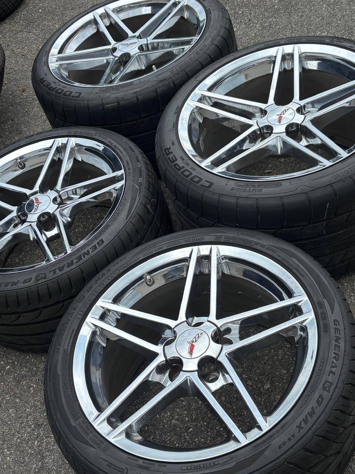 OEM 18”& 19”Corvette Z06(5x4.75)+Tires-CORVETTE C5/C6/C7 - photo 2