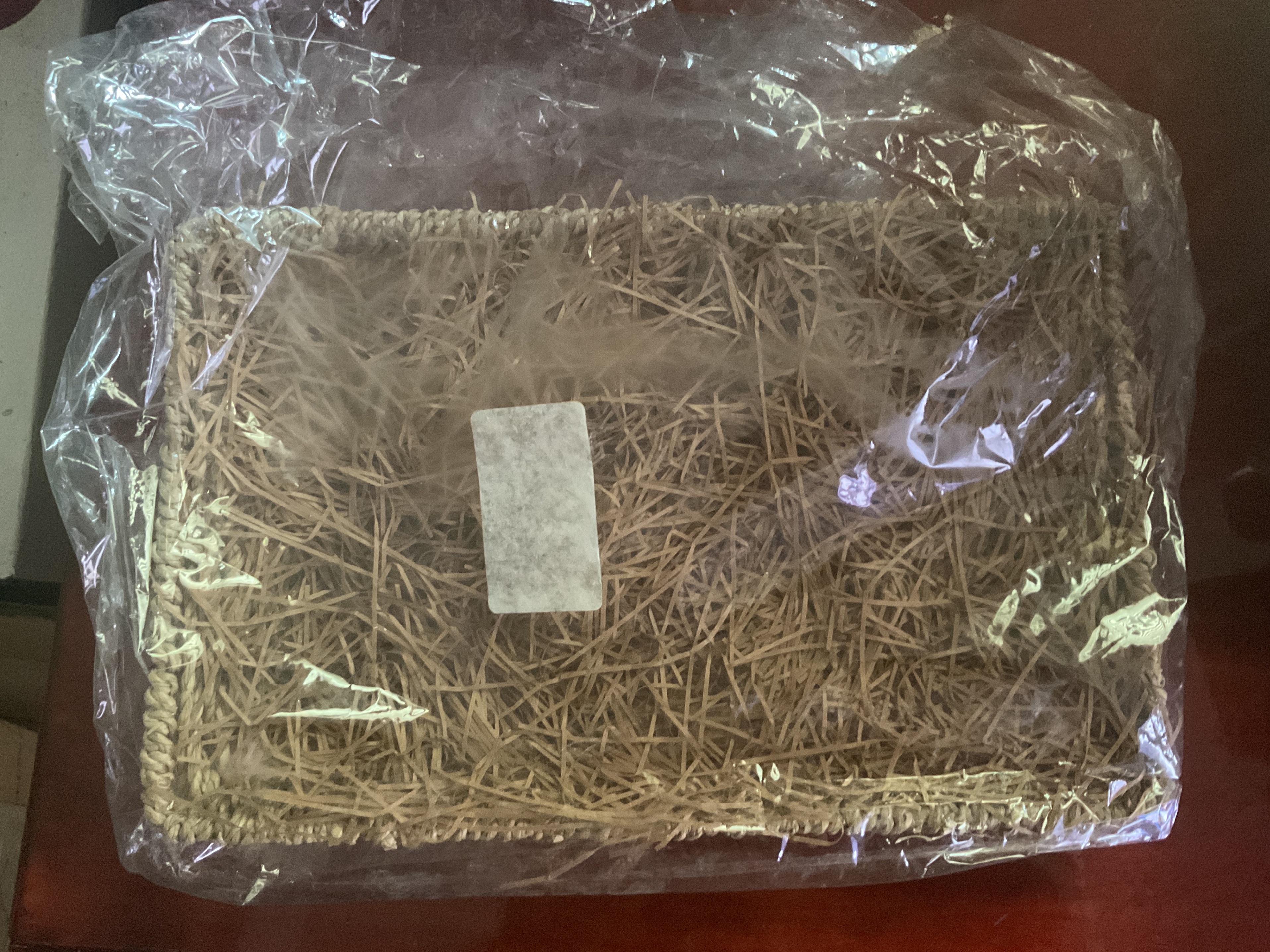 Woven Rectangular Basket