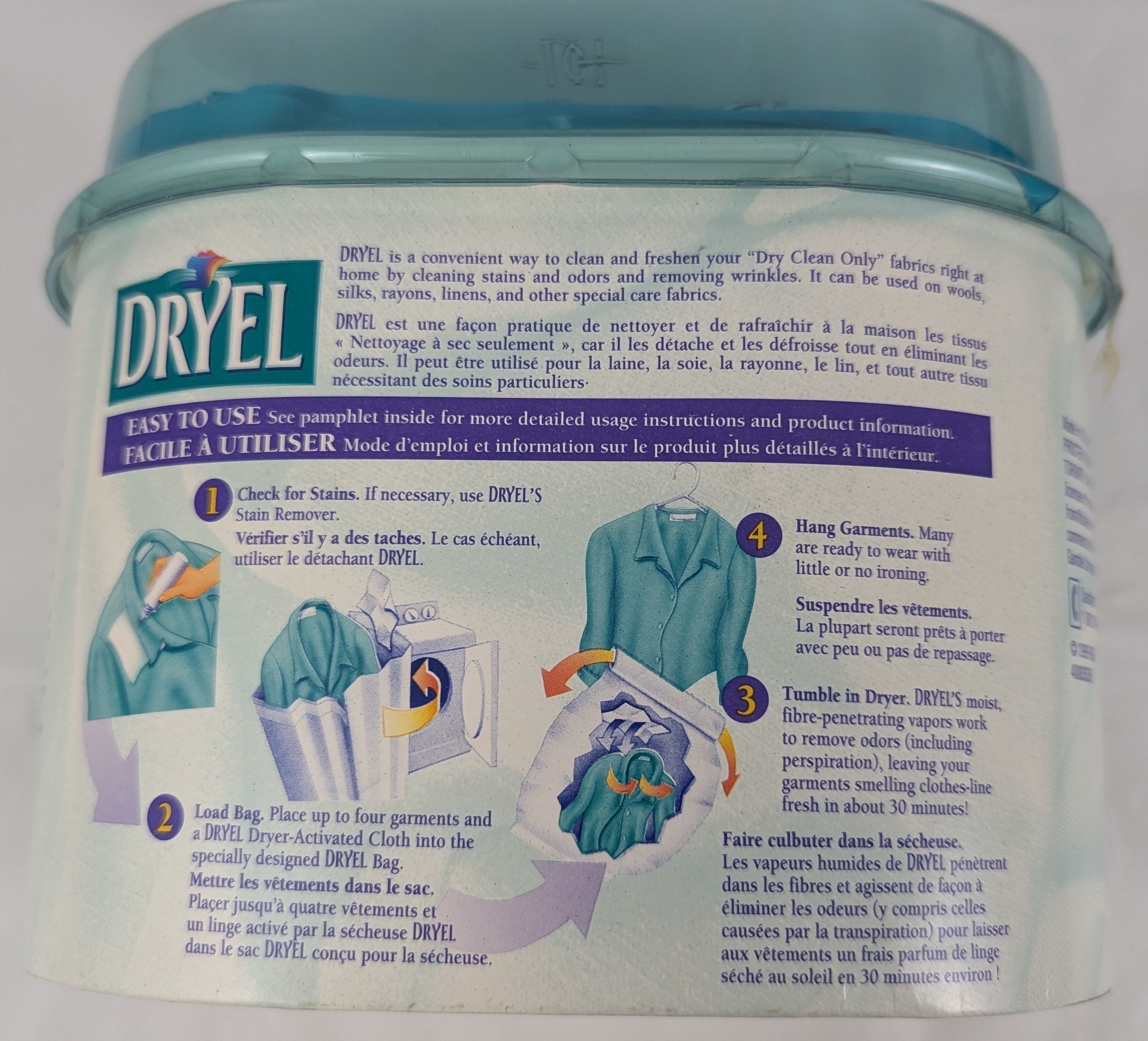 Dryel At Home Dry Cleaning Starter Kit 4 Loads 16 Garments Clean - photo 3