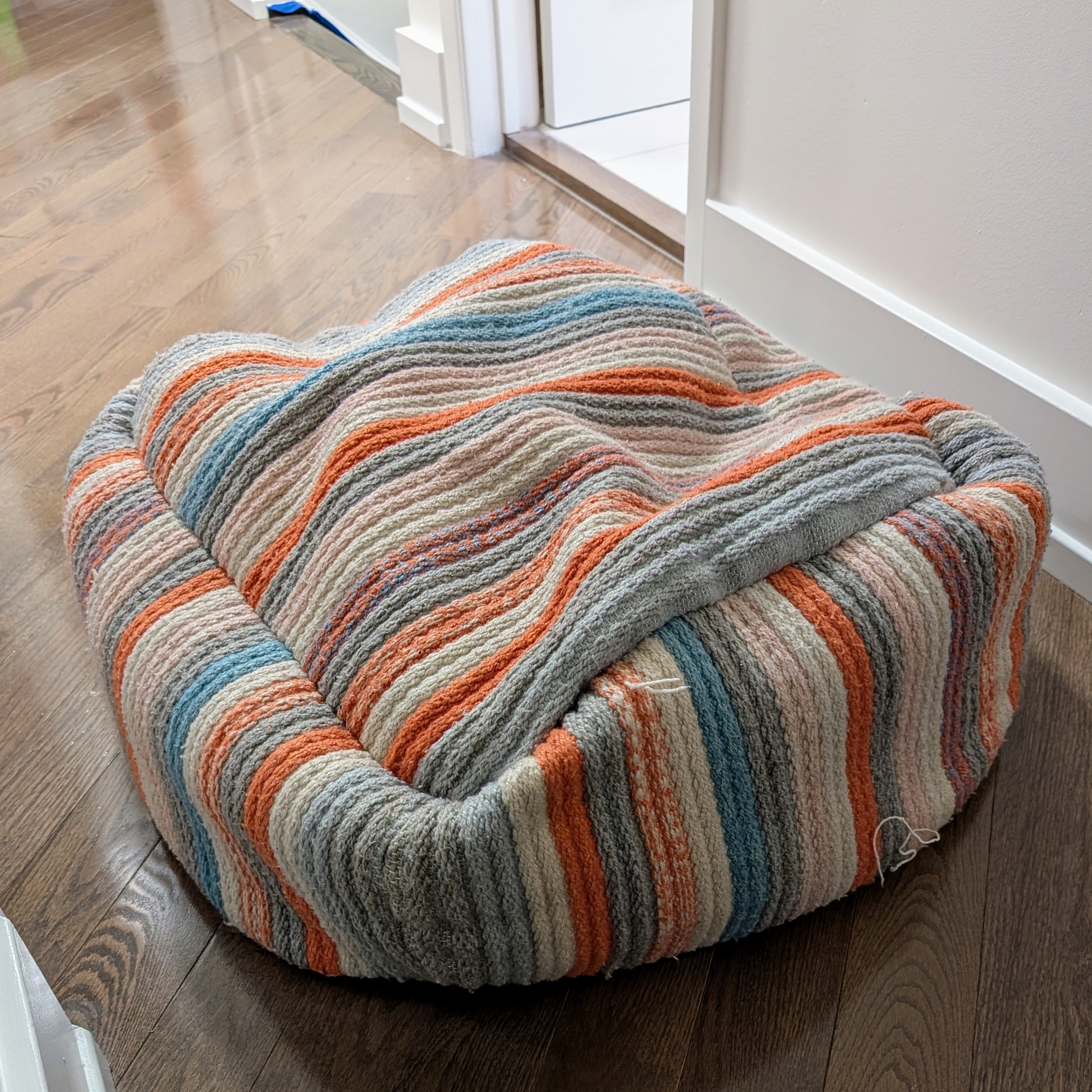 Striped Floor Cushion