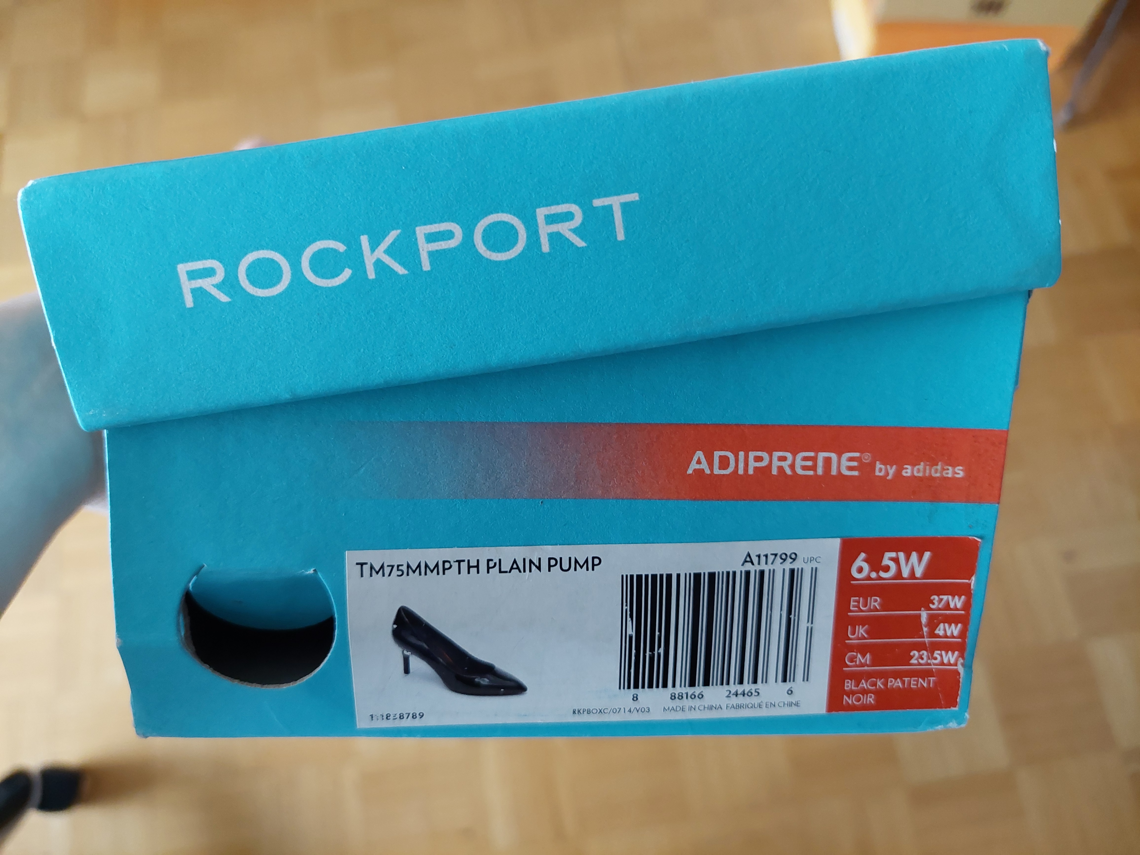 Rockport Patent Leather Heels Black Women's Shoes Adidas - photo 2