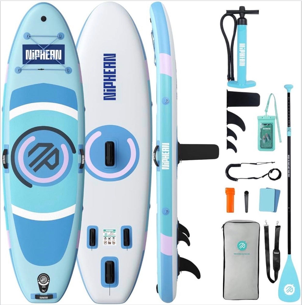 (Ultra-Light) Inflatable Paddle Board 10'x33"6'' StabilTrac Fin - photo 2