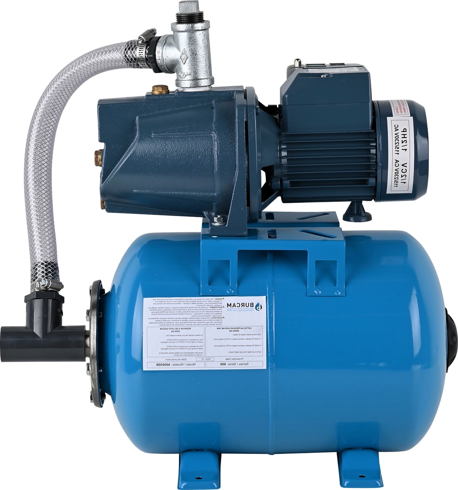 1/2 HP Shallow-Well Jet Pump with Pressure Tank - photo 4