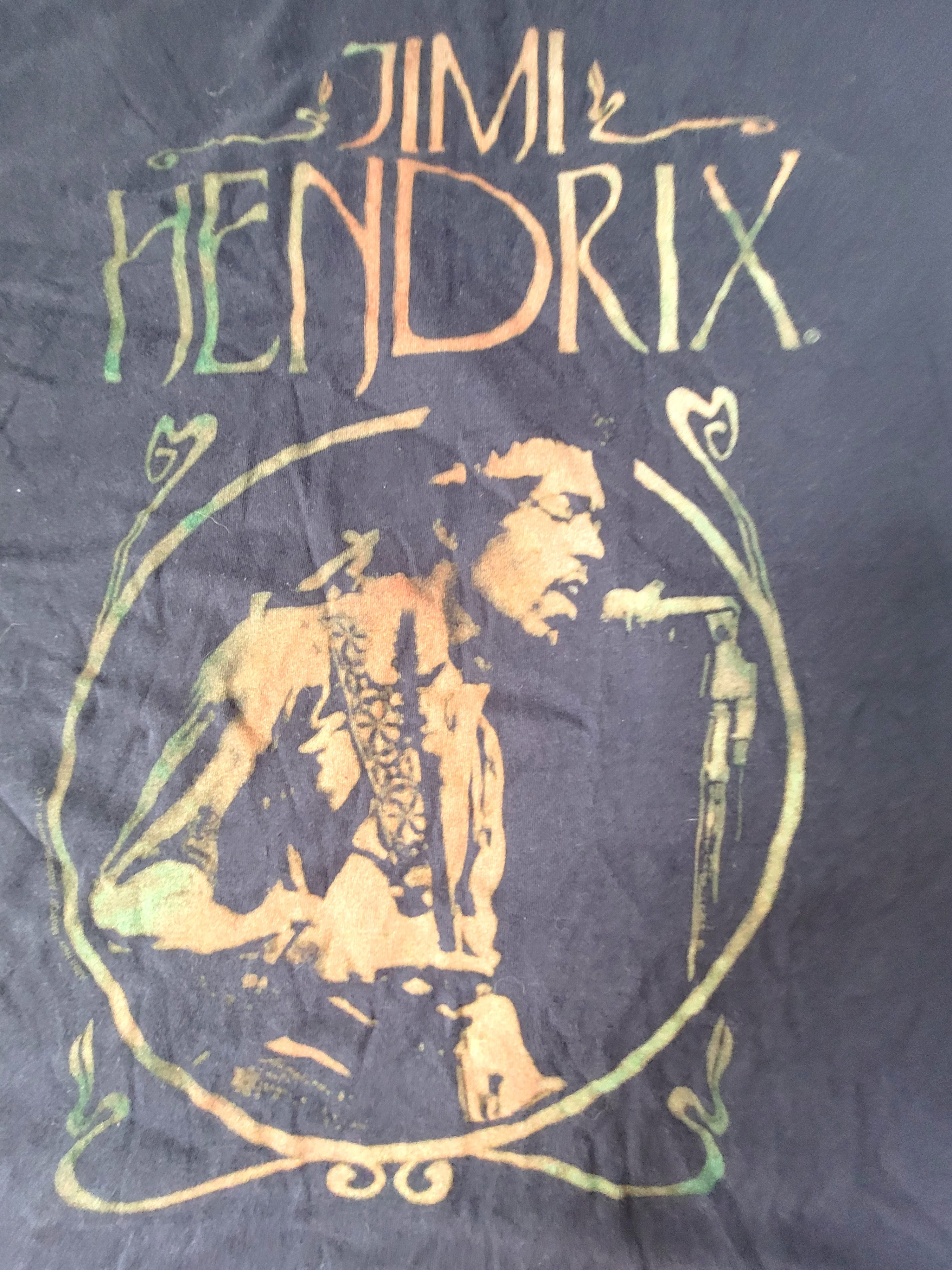 New Mark's Work Wearhouse Jimi Hendrix Graphic Tee Navy Blue 3XL - photo 4