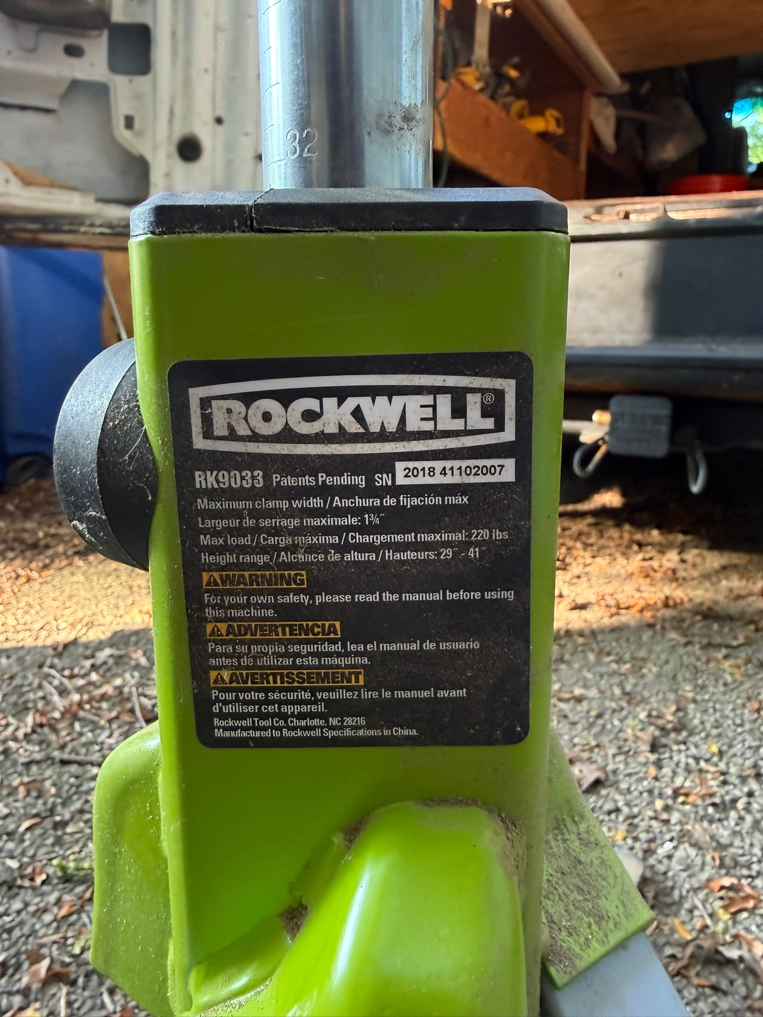 Rockwell RK9033 JawStand Portable Sawhorse - photo 2