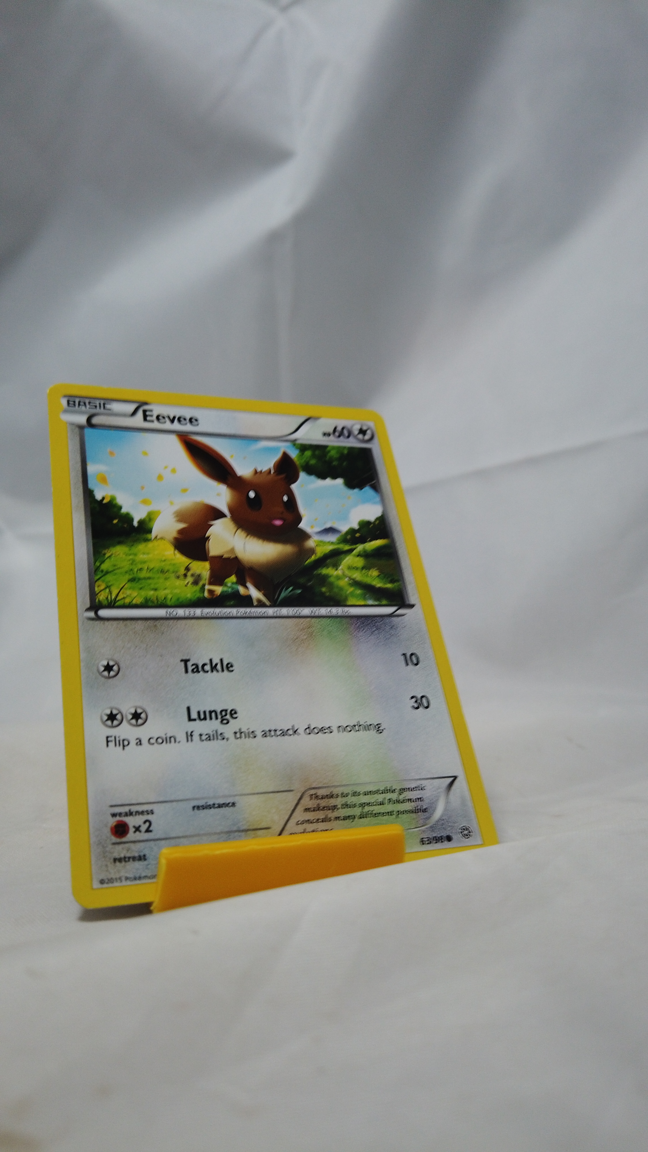 Pokemon Eevee 63/98 Ancient Origins Card Common LP