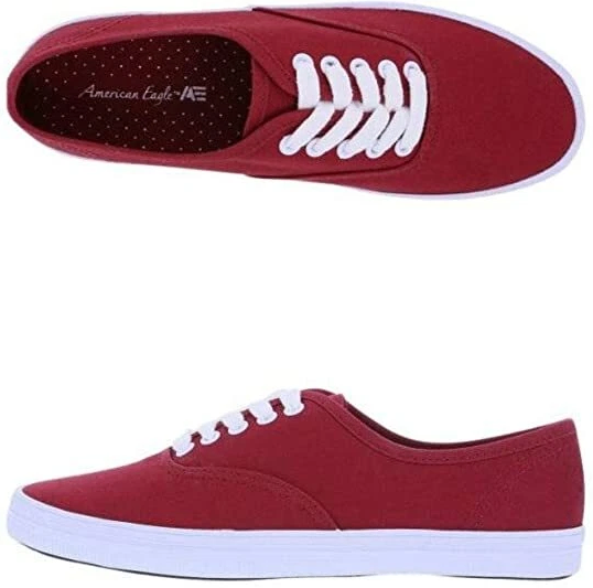 American Eagle Red Classic Canvas Sneakers