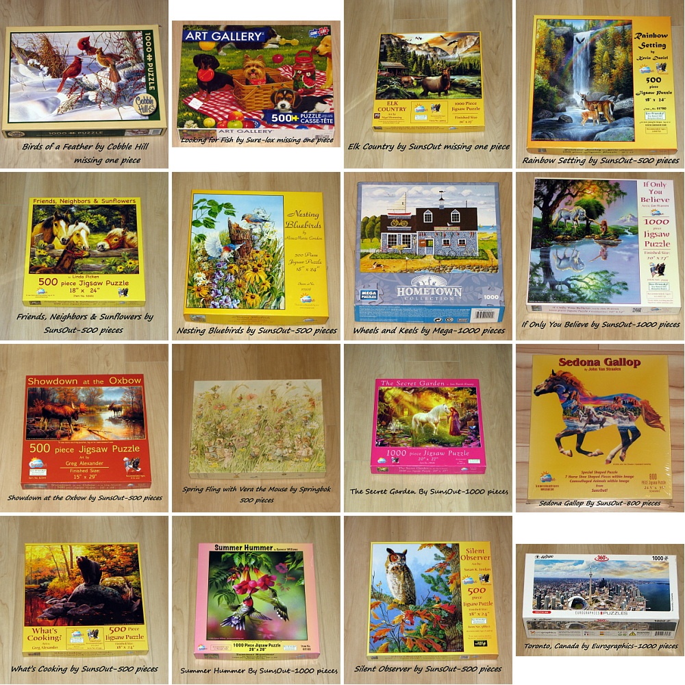 ✨❤🧩   LOTS of PUZZLES-JIGSAW –$1-$3-$5-$6  🧩❤✨