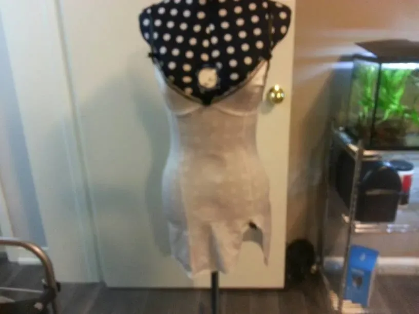 Sexy Black And White Teddy / Night Gown With Bow