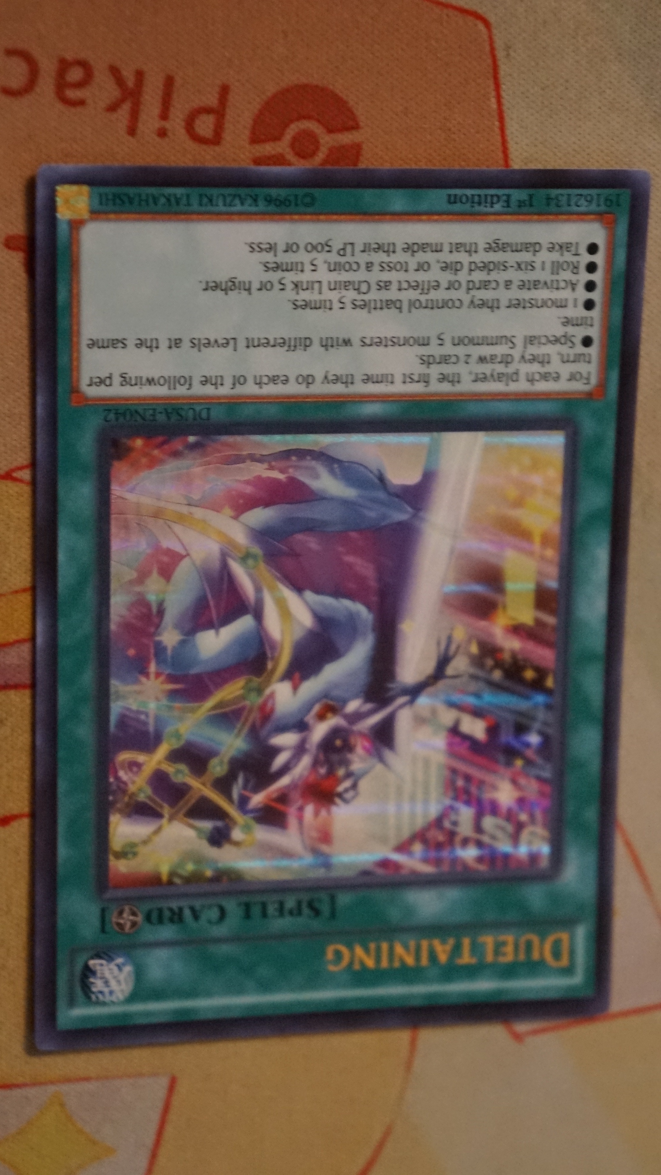 Yu-Gi-Oh Dueltaining DUSA-EN042 Holo LP - photo 3