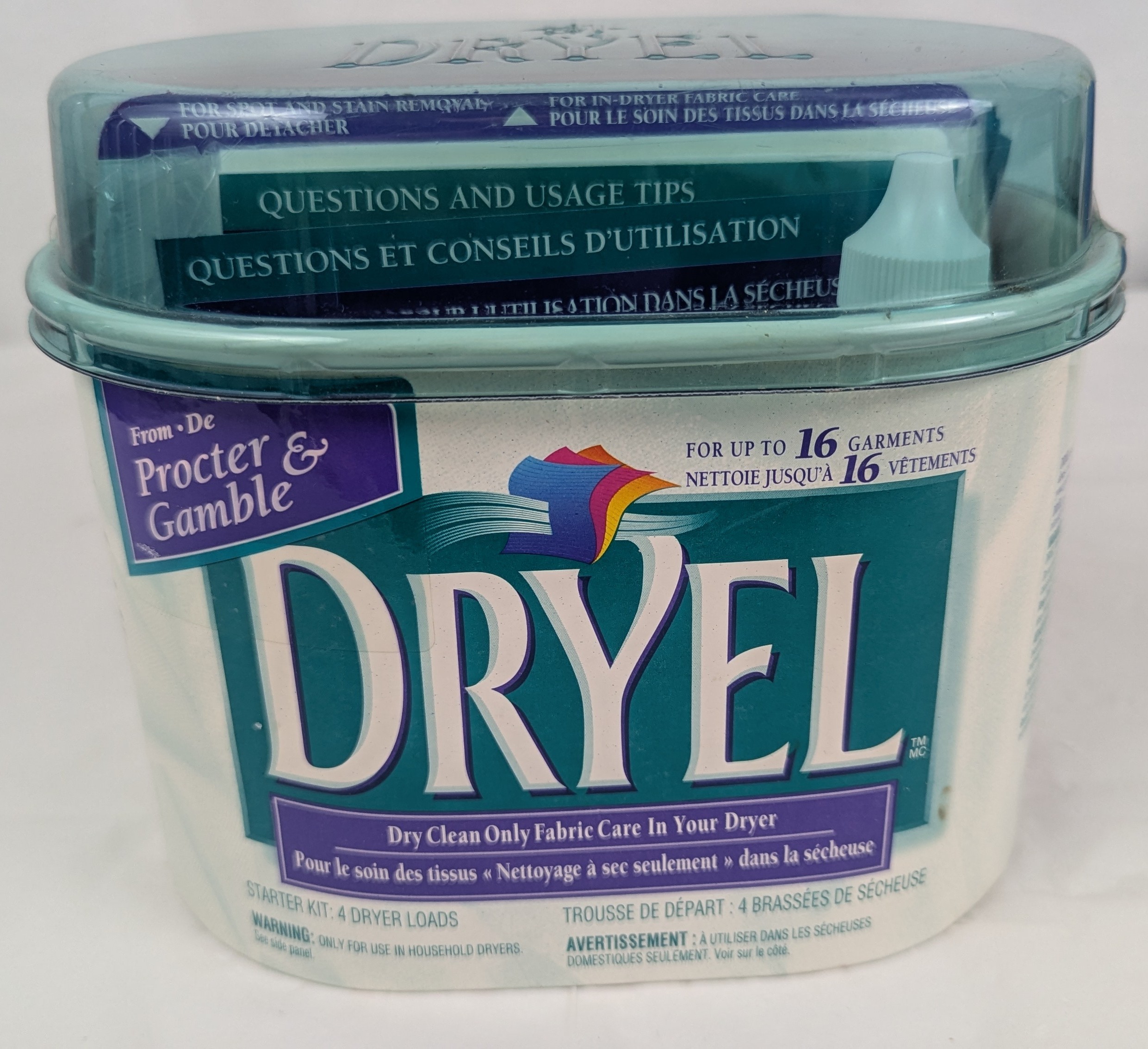 Dryel At Home Dry Cleaning Starter Kit 4 Loads 16 Garments Clean