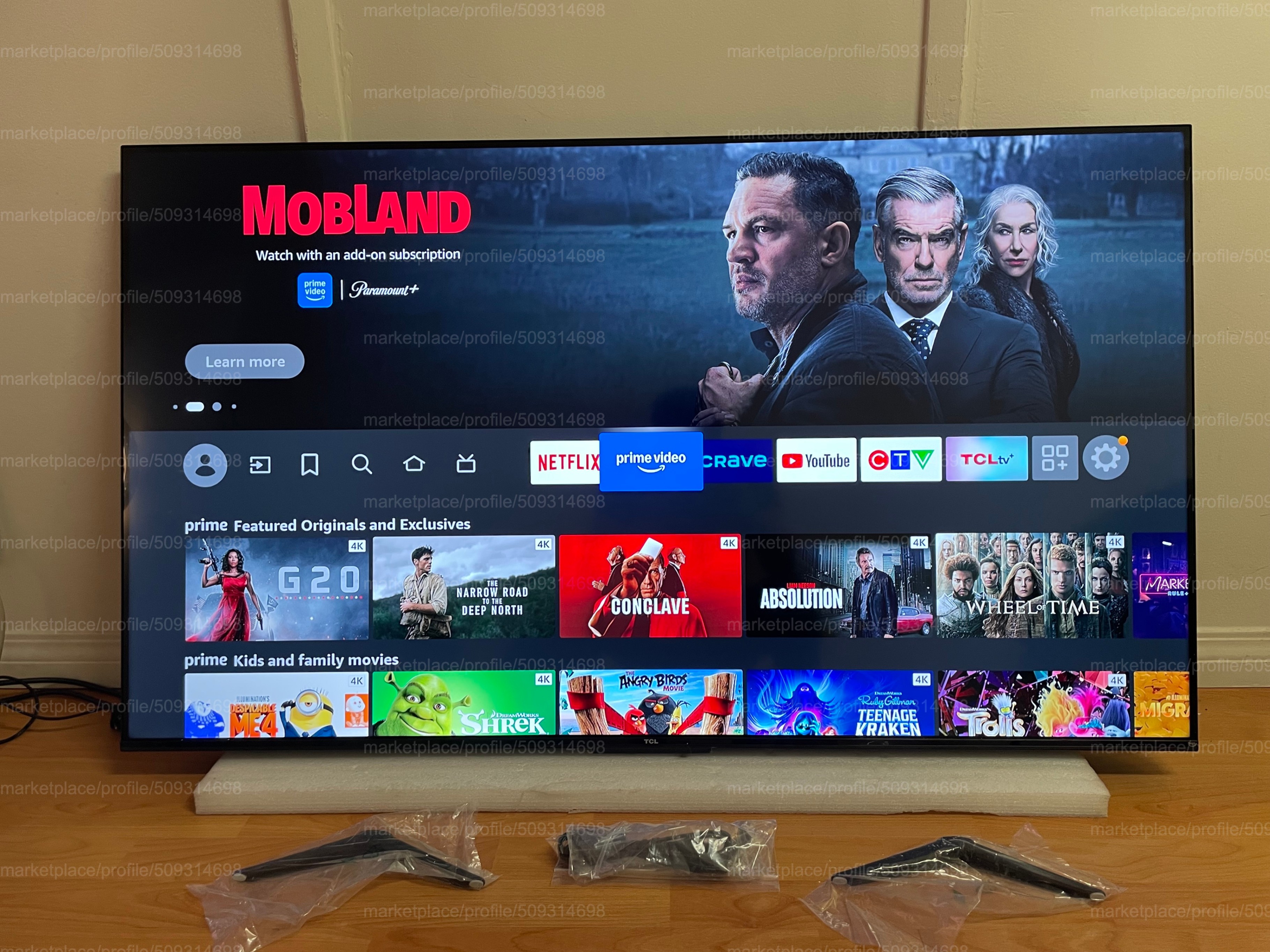 Mint! TCL 55" QLED 55Q550F-CA Q5-Class 4K Smart TV