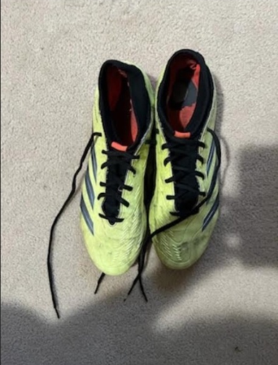 Adidas Predator League FG/MG Cleats Men’s US 10 Yellow Black