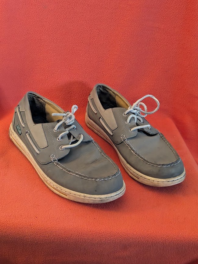 Mens brown laced shoes - size 10D - photo 2