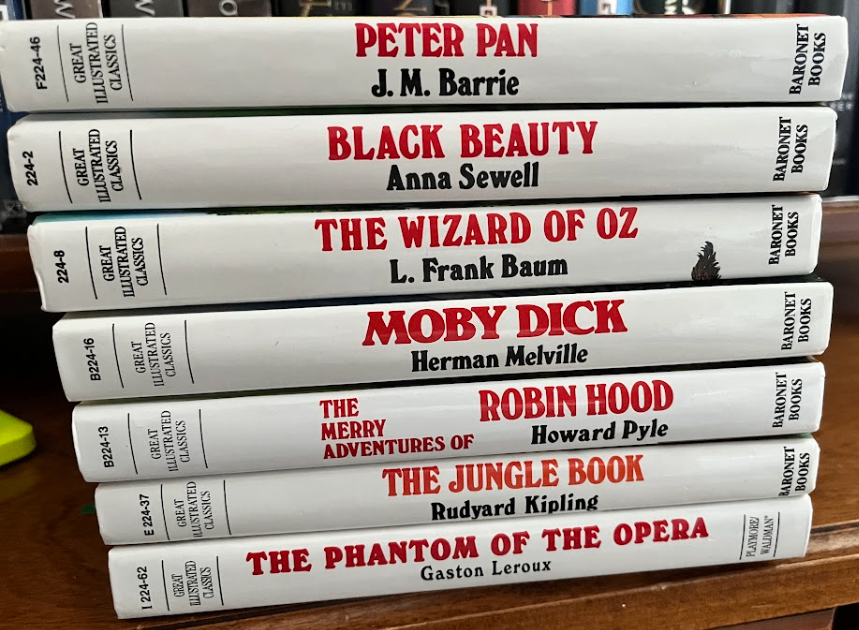Great Illustrated Classics Hardcover Book Lot - 7 Books