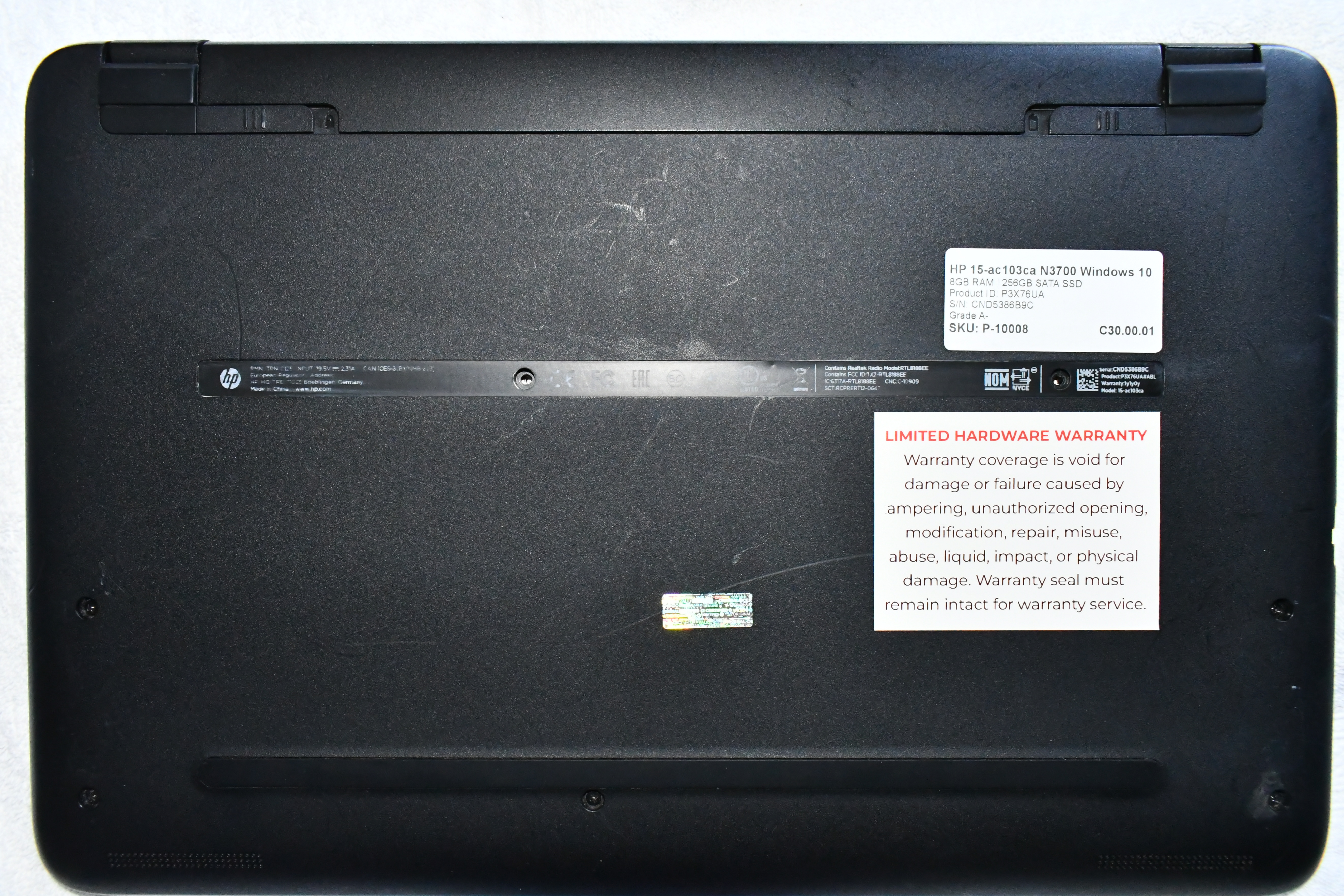 HP 15-ac103ca Laptop | 8GB RAM | 256GB SSD | Windows 10 | Ready - photo 5