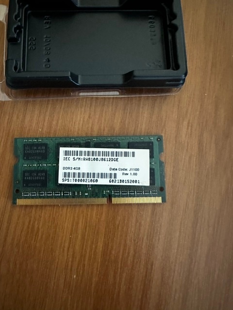 Samsung 4GB DDR3 Memory SO-DIMM 204pin