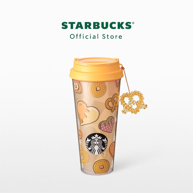 Starbucks Butter Together Tumbler Cold Cup Pretzel Charm