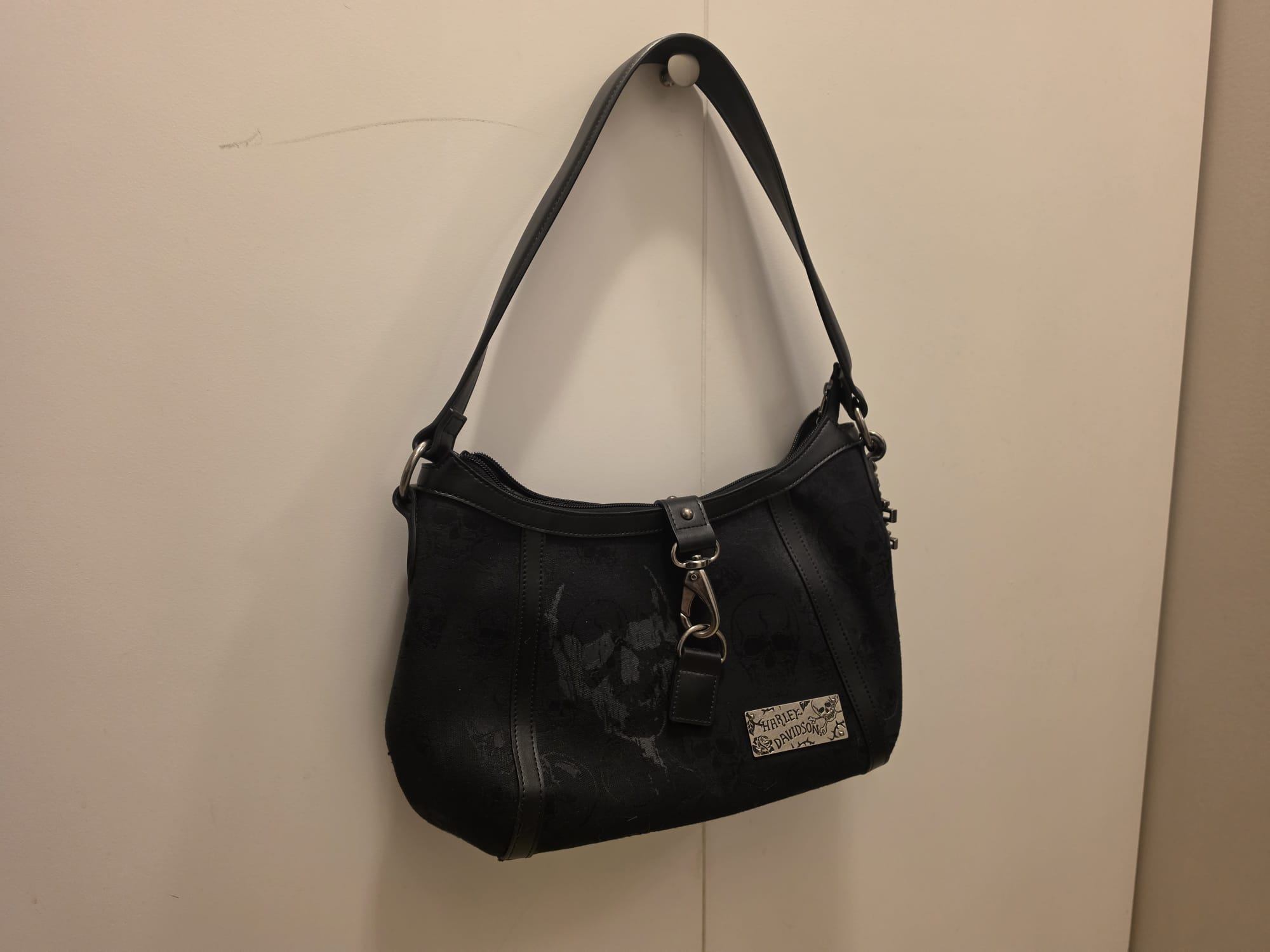 Vintage Harley Davidson Women's Skull Purse/Shoulder Bag
