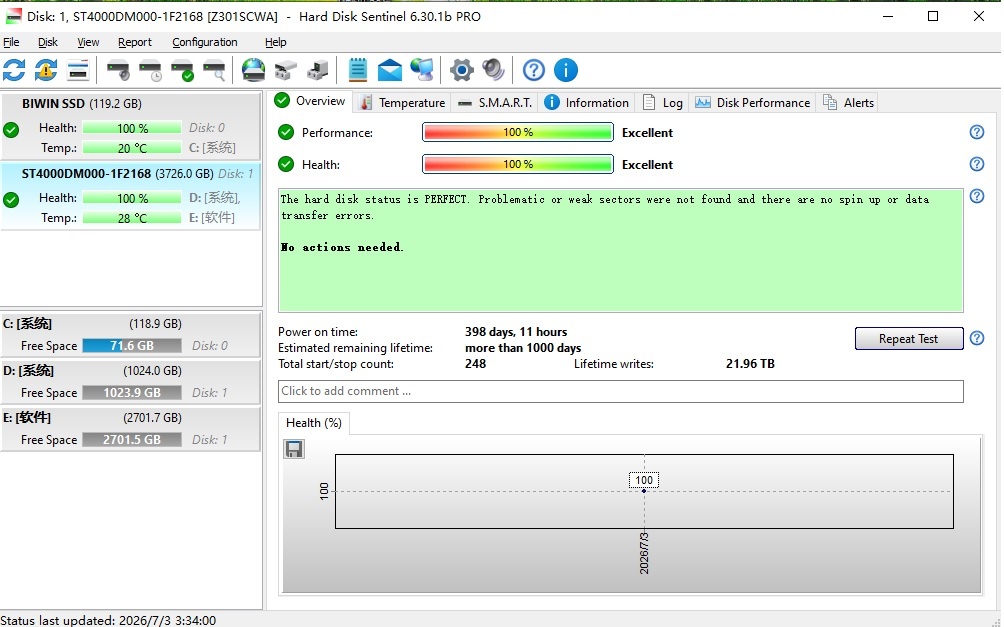 Seagate 4TB Hard Drive – Reliable Storage!  Perfect Health 🚀 - photo 3