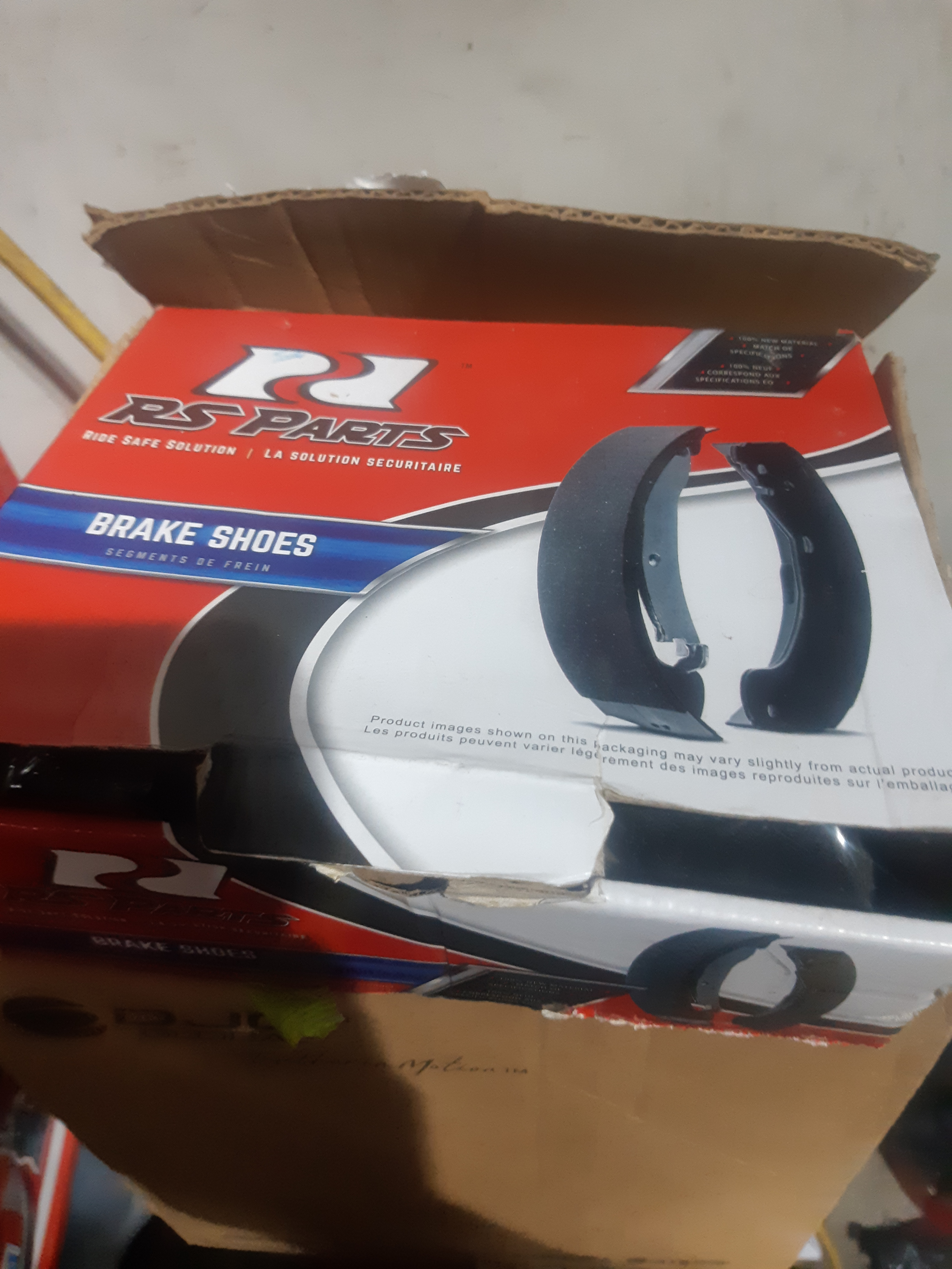 Brake shoes rs parts rss771