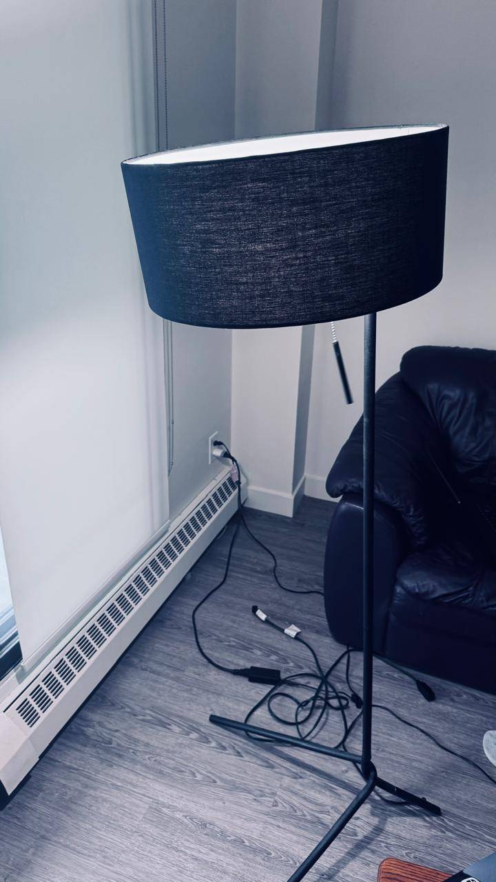 Modern Black Floor Lamp - photo 2