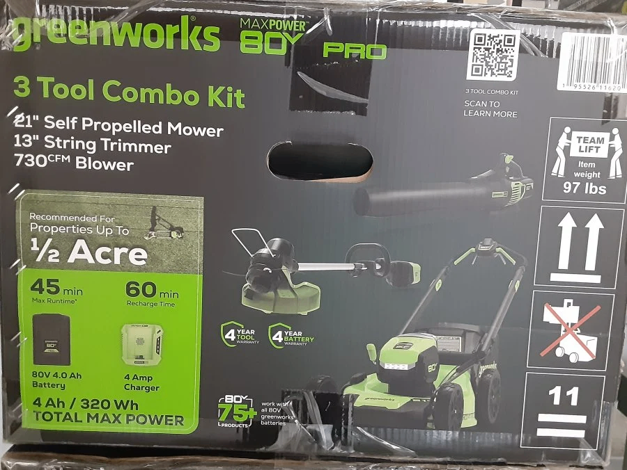 Greenworks -  Lawn Mower,  String Trimmer, and Leaf Blower - photo 4