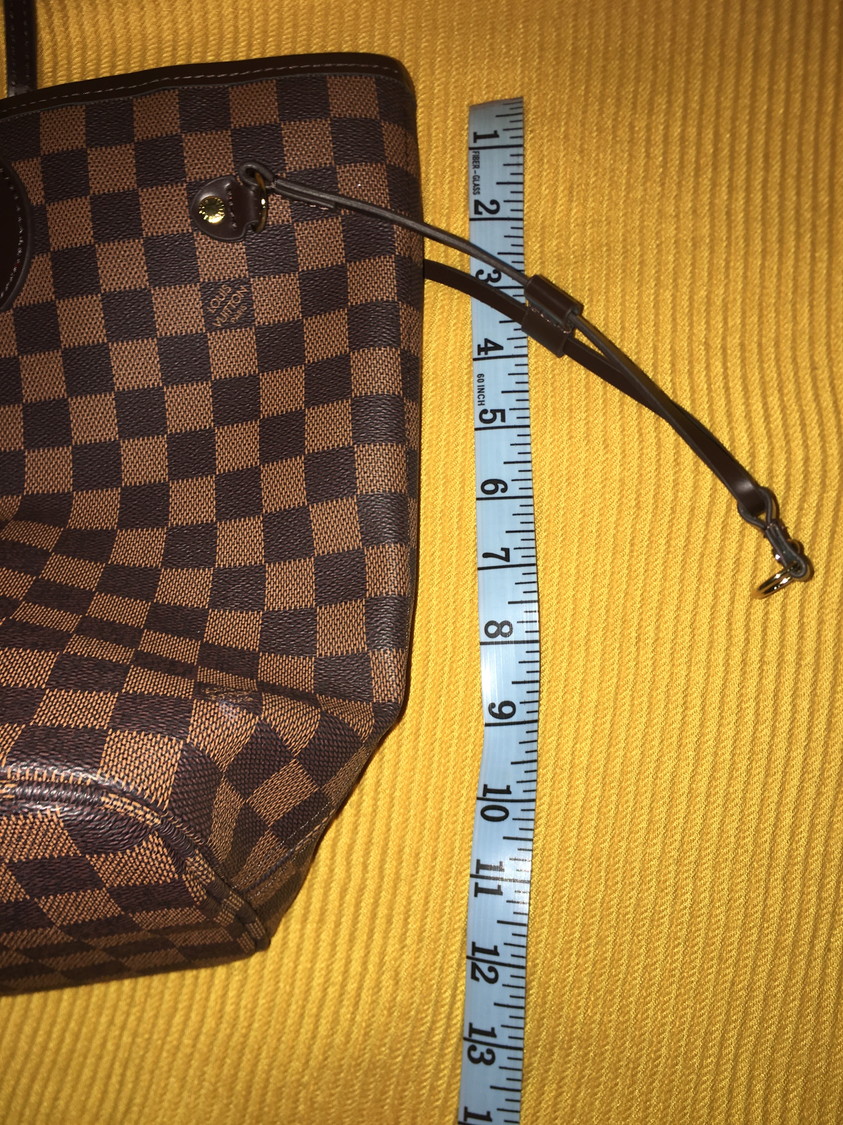 GM Damier Ebene Canvas Tote Bag - photo 3