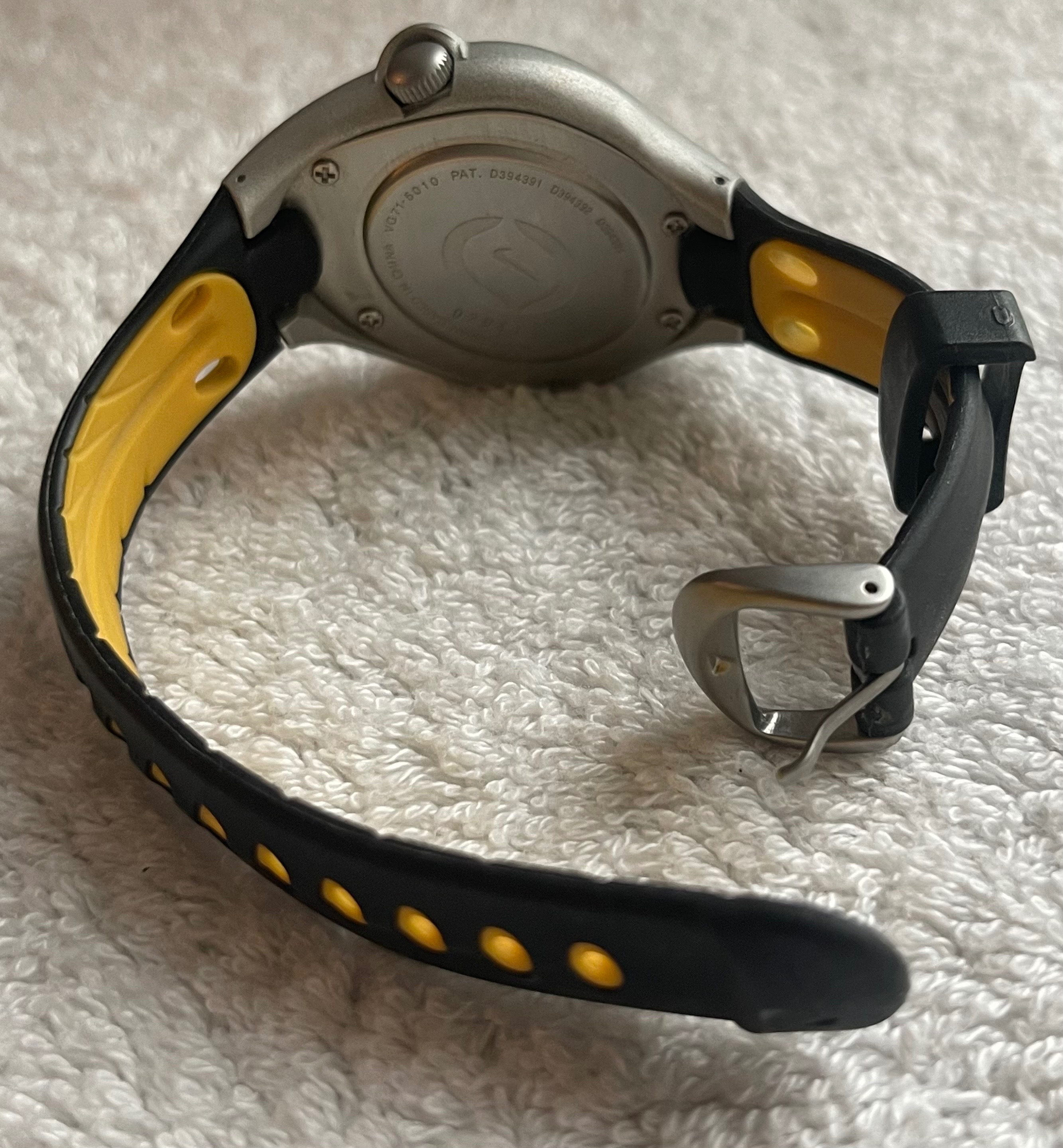 Vintage 2002 Nike Triax Analog Watch – Yellow/Black - photo 3