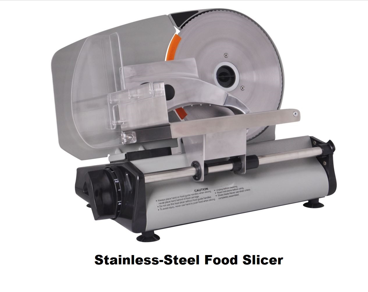 8-3/4 in. Stainless-Steel Food Slicer
