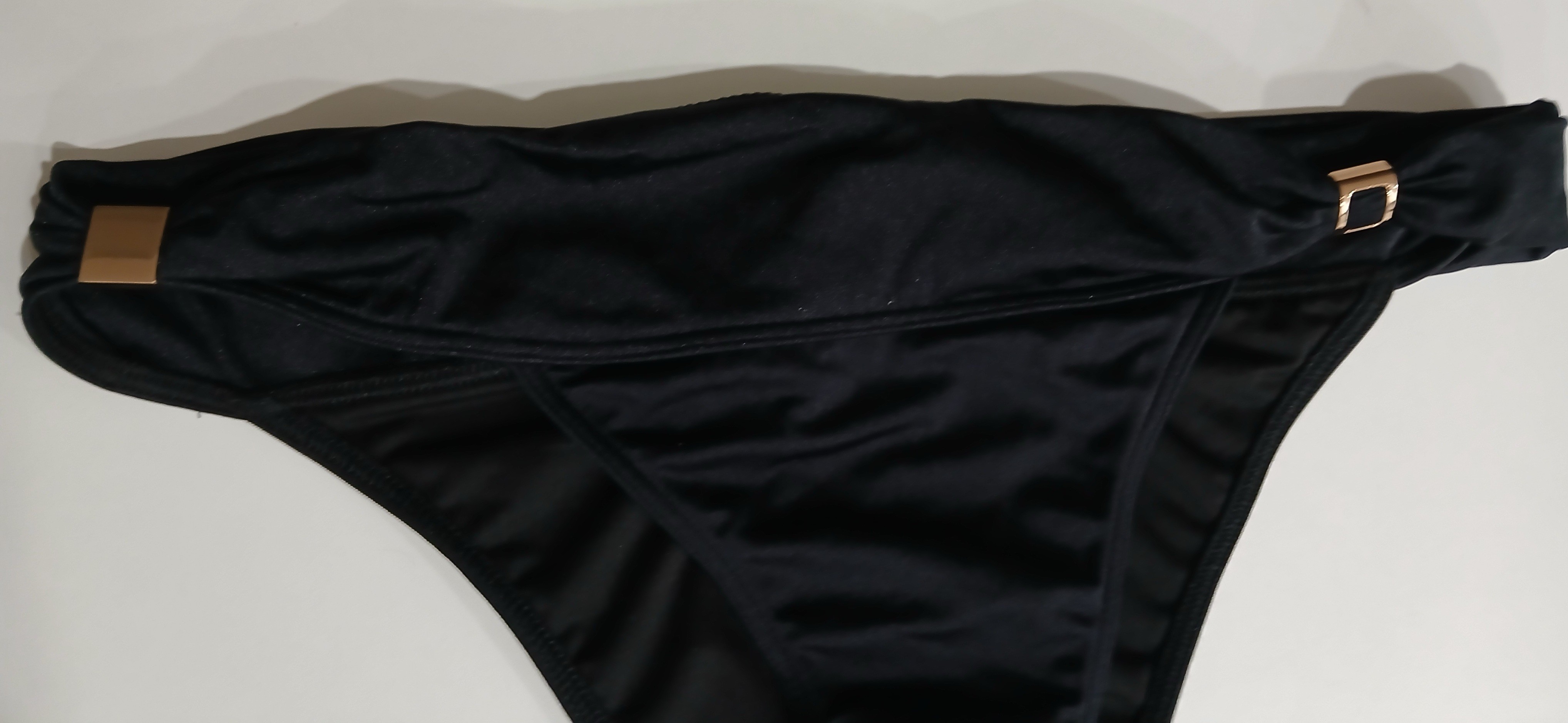 Victoria's Secret Black Bikini Bottom, Medium, Like new - photo 5