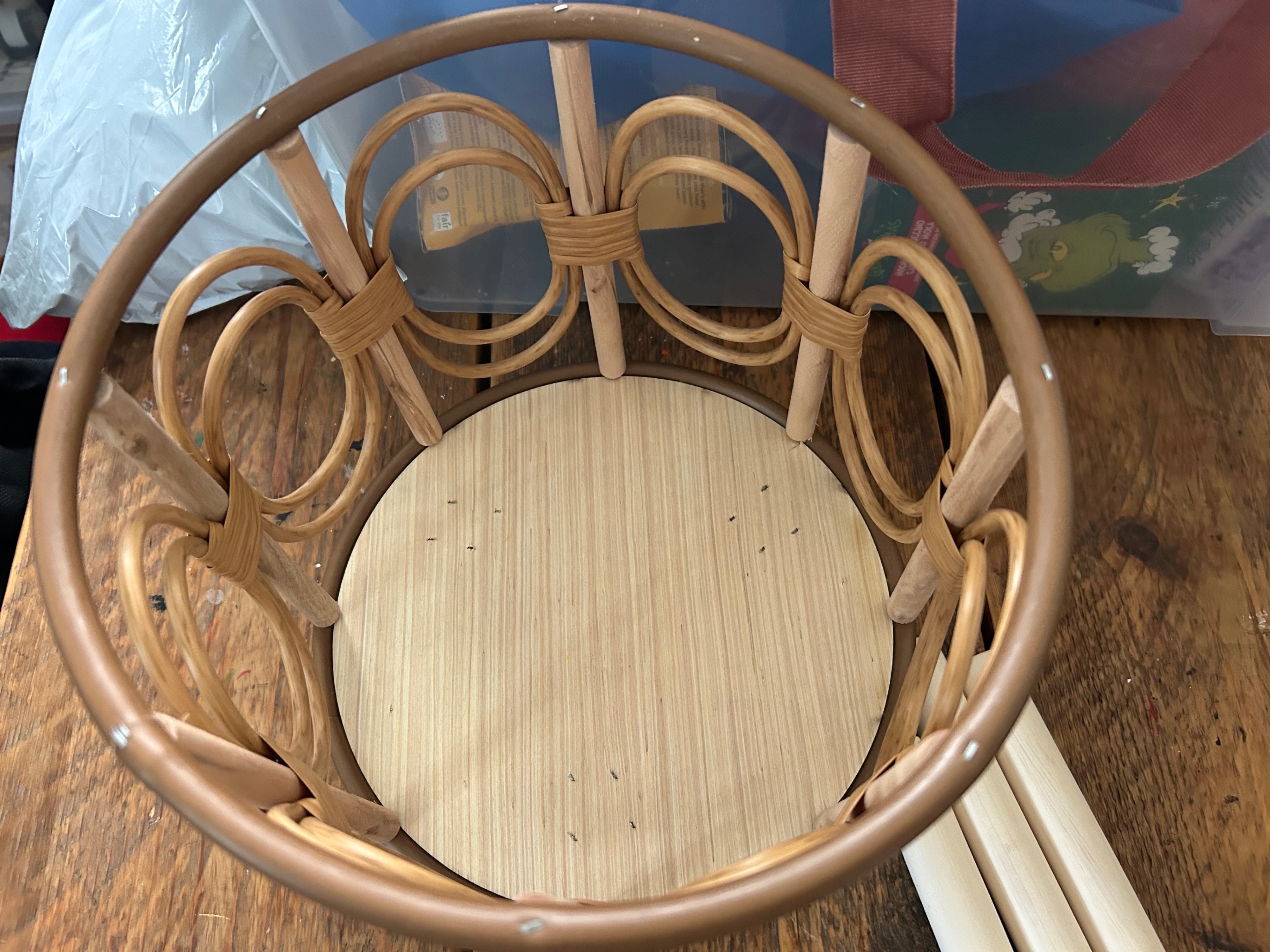 Bamboo Plant Pot Holder or Storage Basket - photo 4