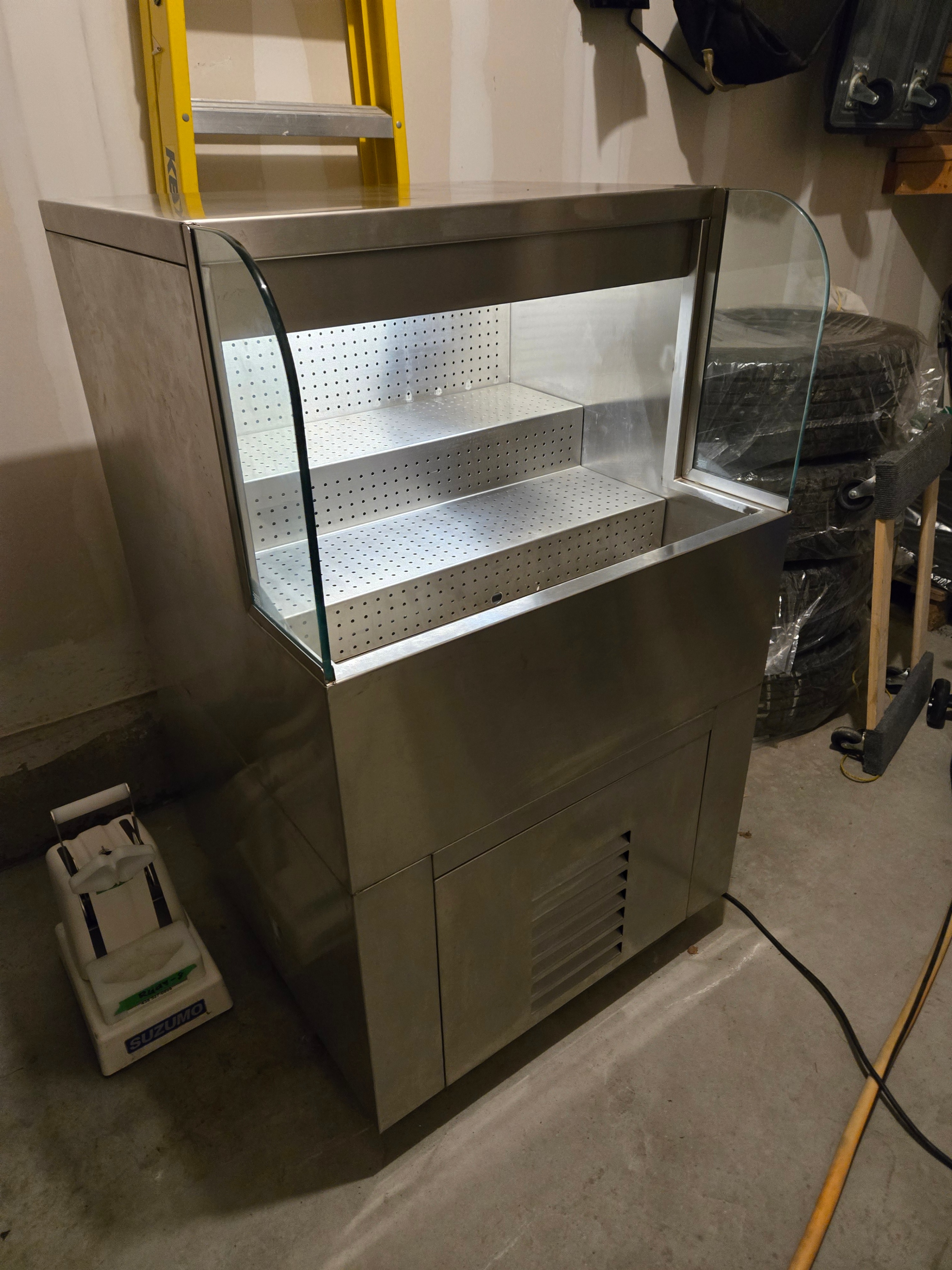 Commercial 3-Tier Refrigerated Display Case with LED Lighting - photo 2
