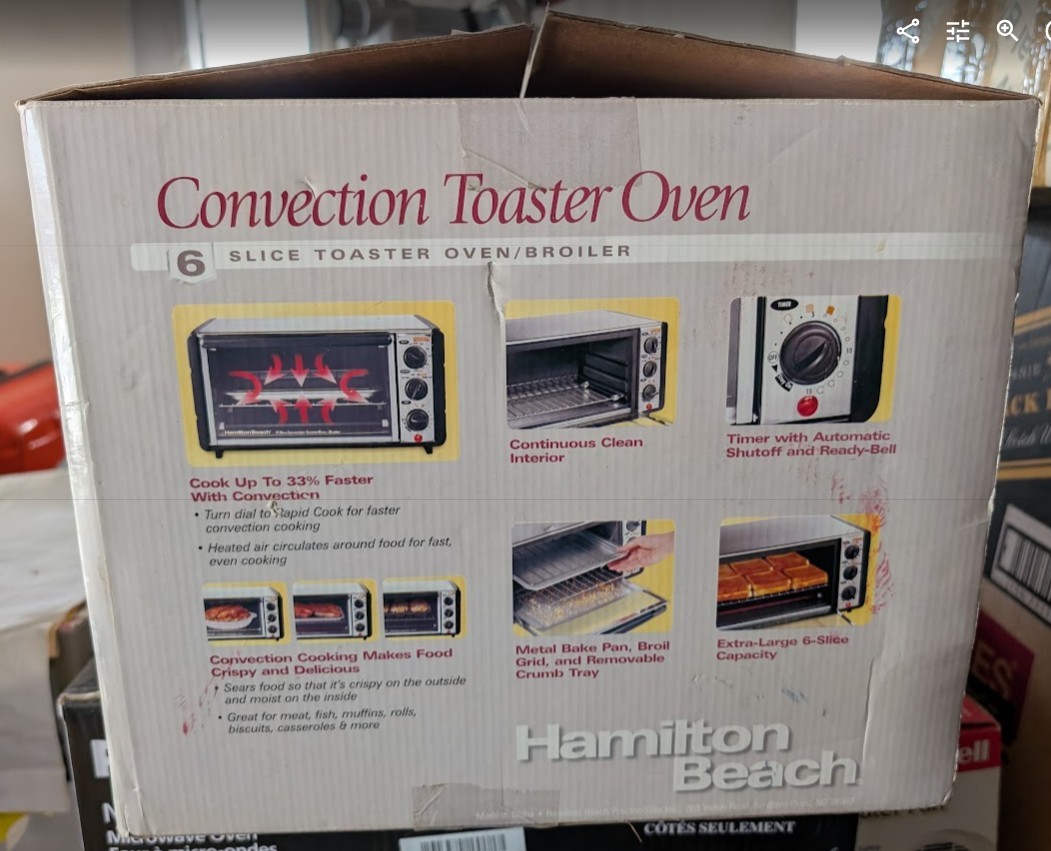 Hamilton Beach Toaster Oven - photo 2