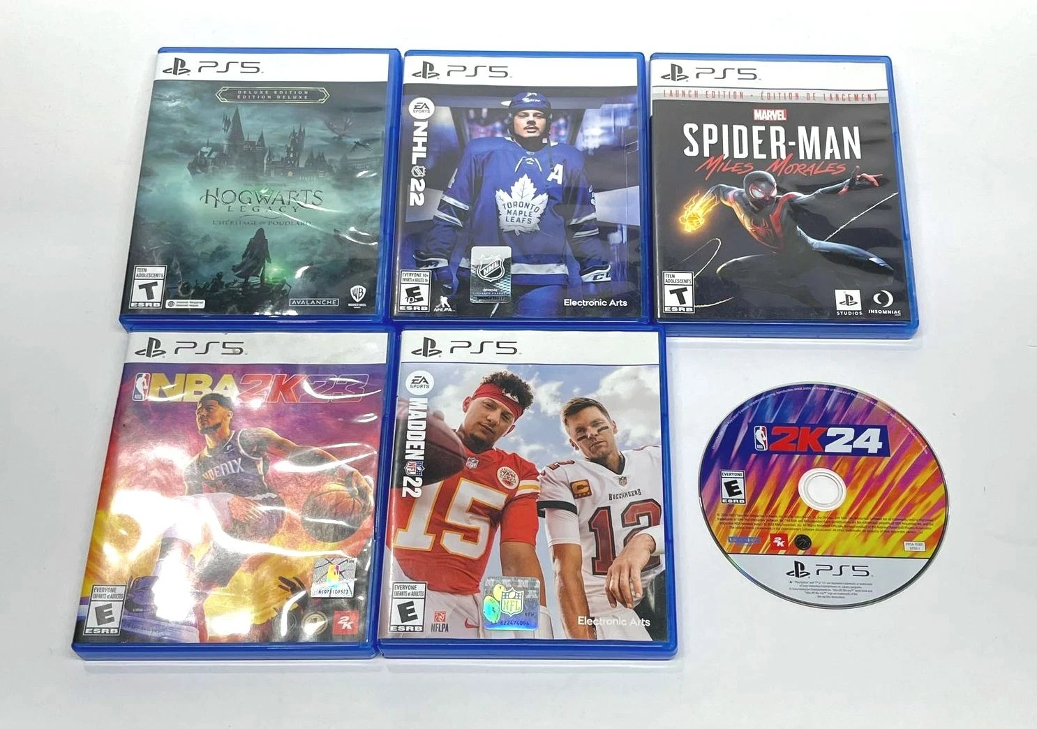 Small Lot of 6 Sony PlayStation 5 PS5 Games