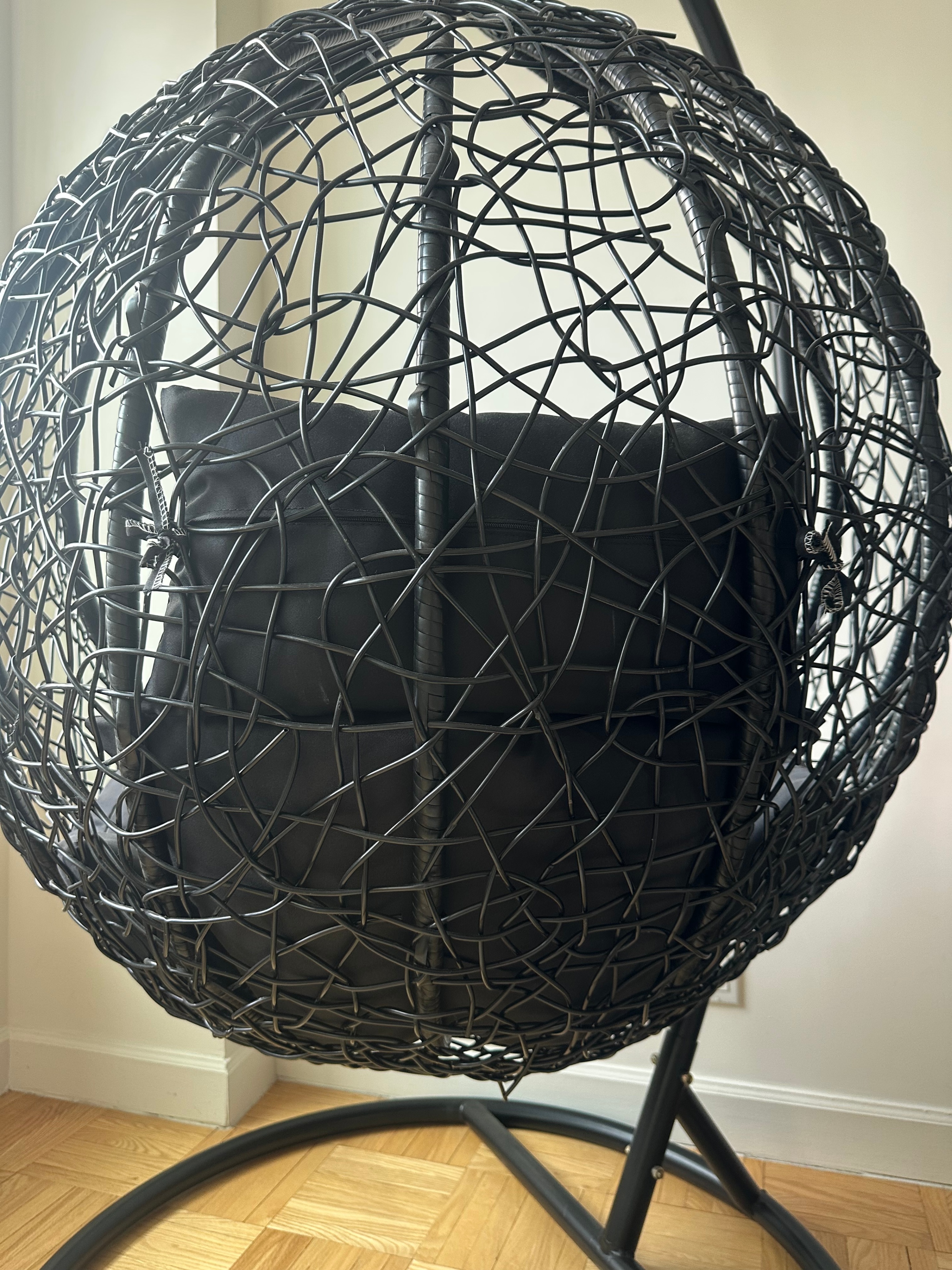 Luxury Swing Egg Chair with Cushions - photo 5