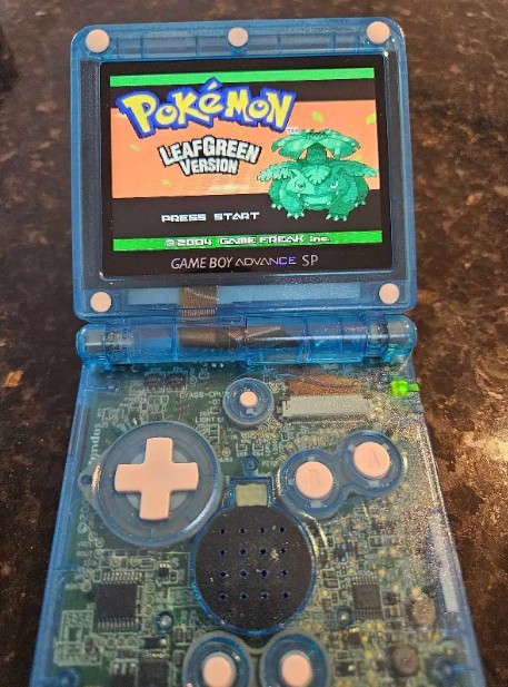 Suicune Edition Game Boy Advance SP AGS-101 - photo 2