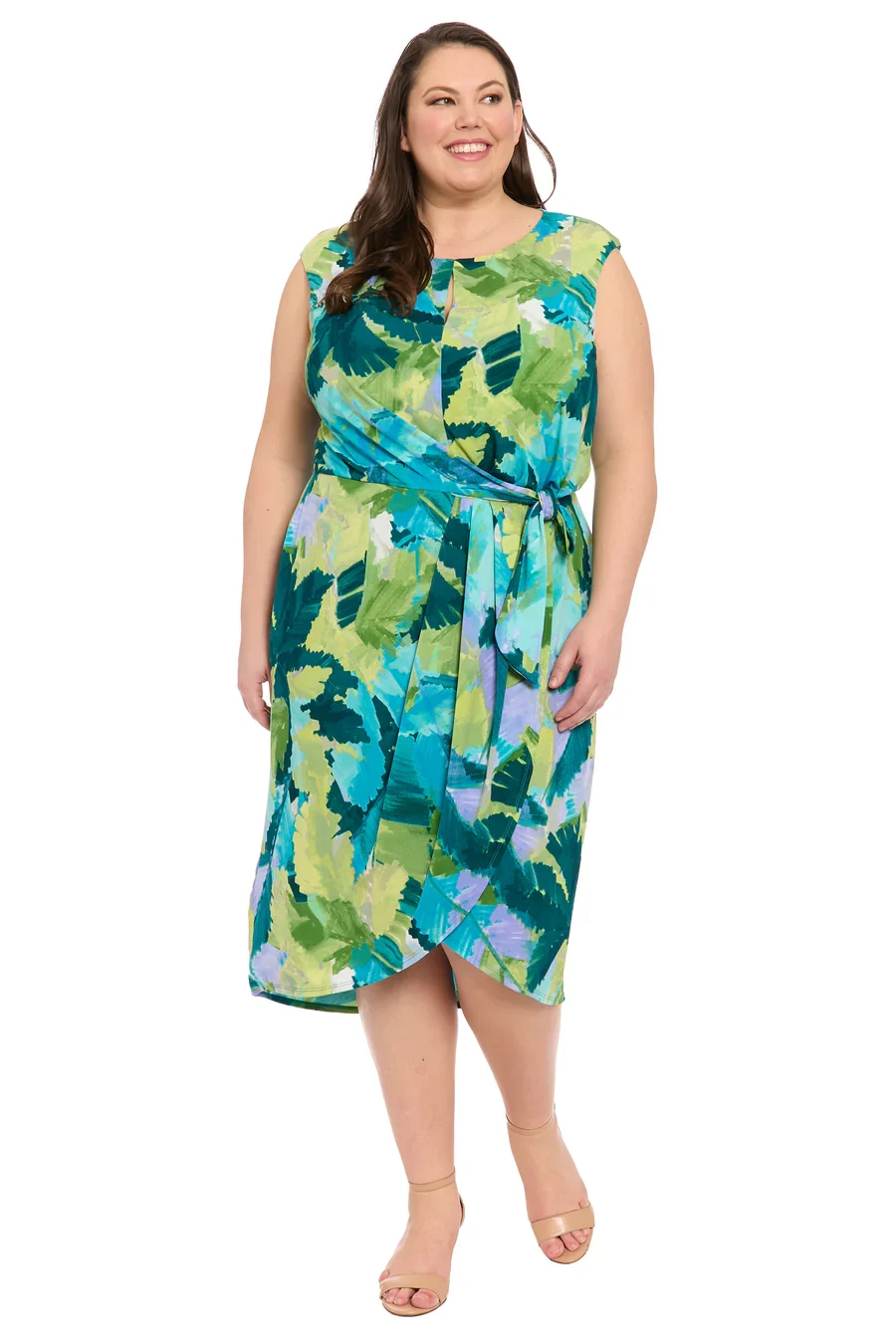 Laura Size 20 - Women's Sleeveless Floral Print Dress