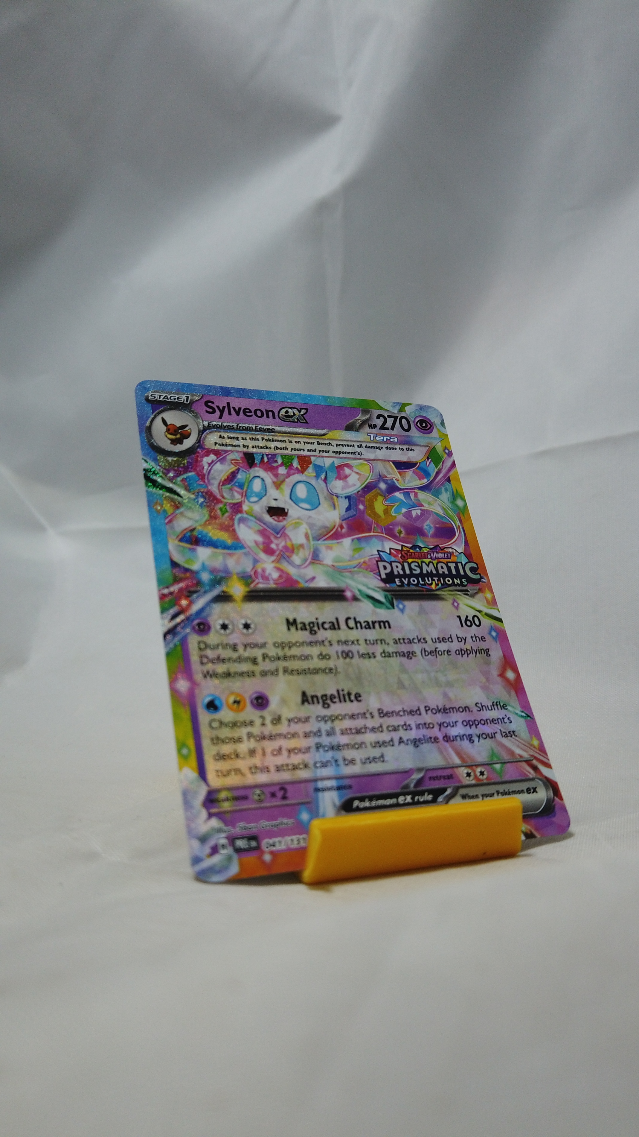 Pokemon Sylveon ex Tera 41/131 Prismatic Evolutions Double Rare