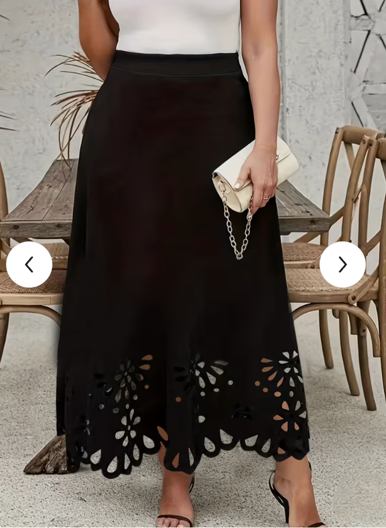 Jupe évasée taille plus 1XL