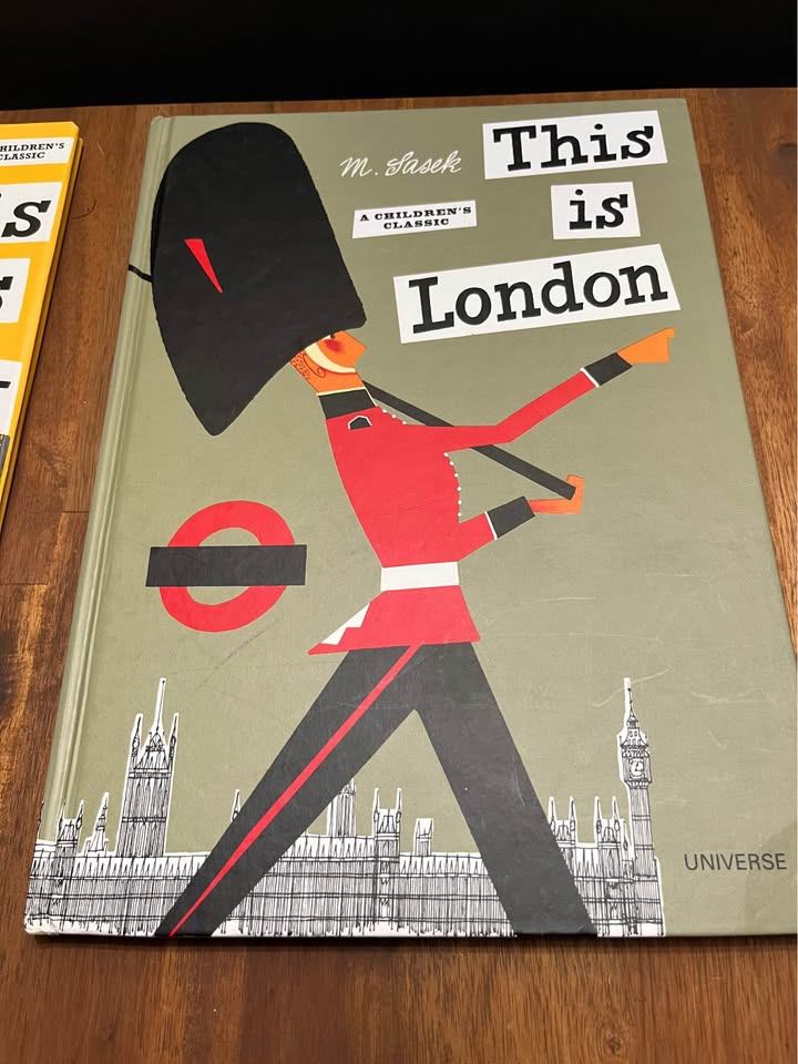 Vintage M. Sasek Children's Books: This is London &  New York