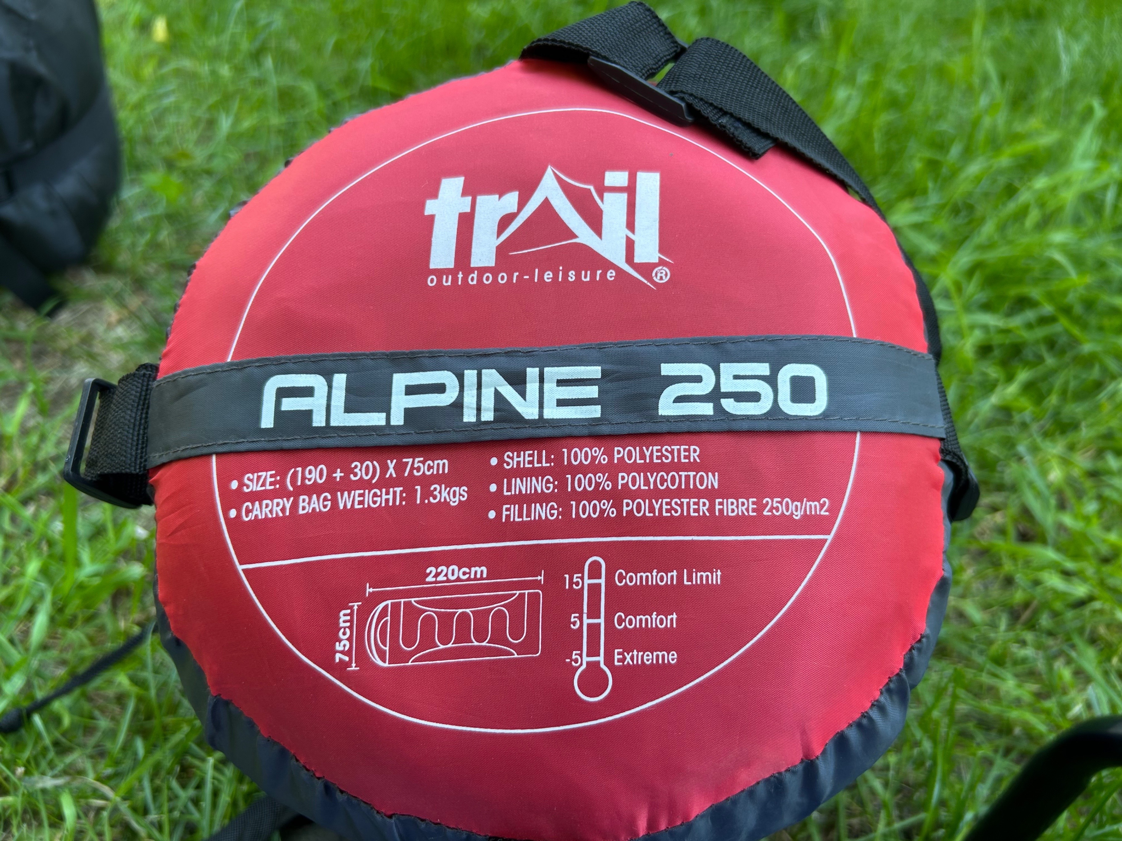 Alpine 250 Hooded Sleeping Bag